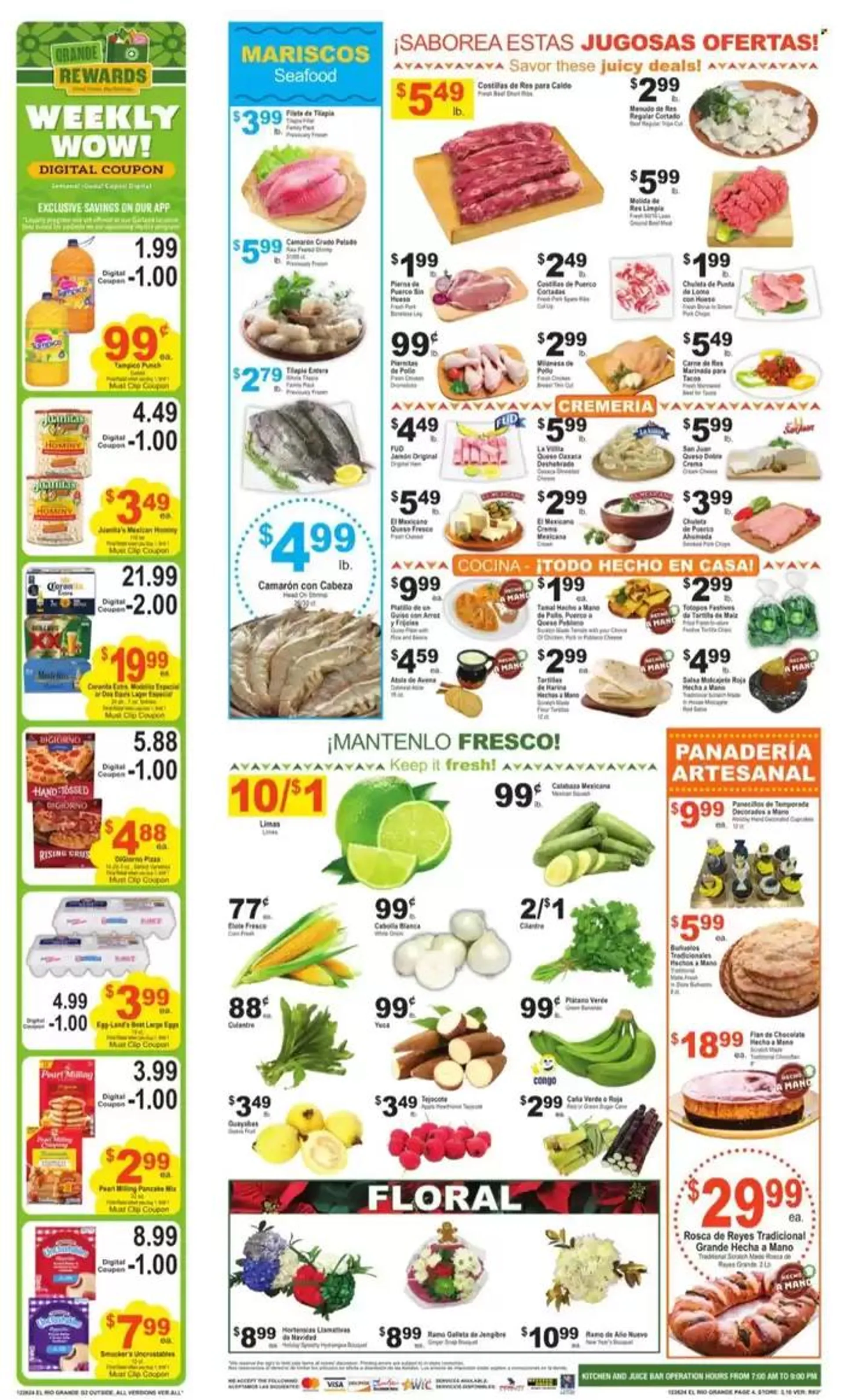 Weekly ad El Rio Grande Weekly ad from December 26 to January 1 2025 - Page 4