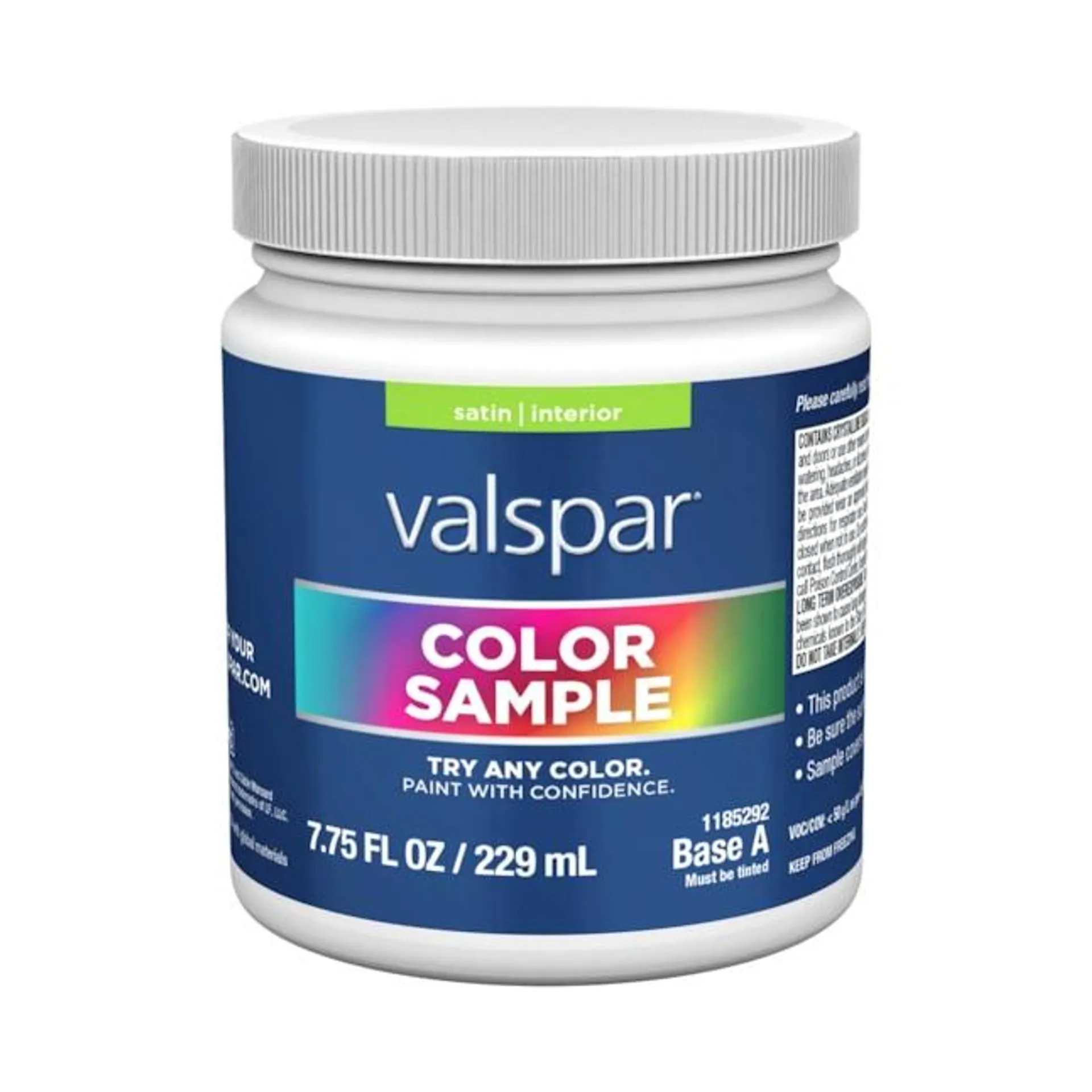 Valspar Base A Tintable Paint Sample Base (Half-pint)