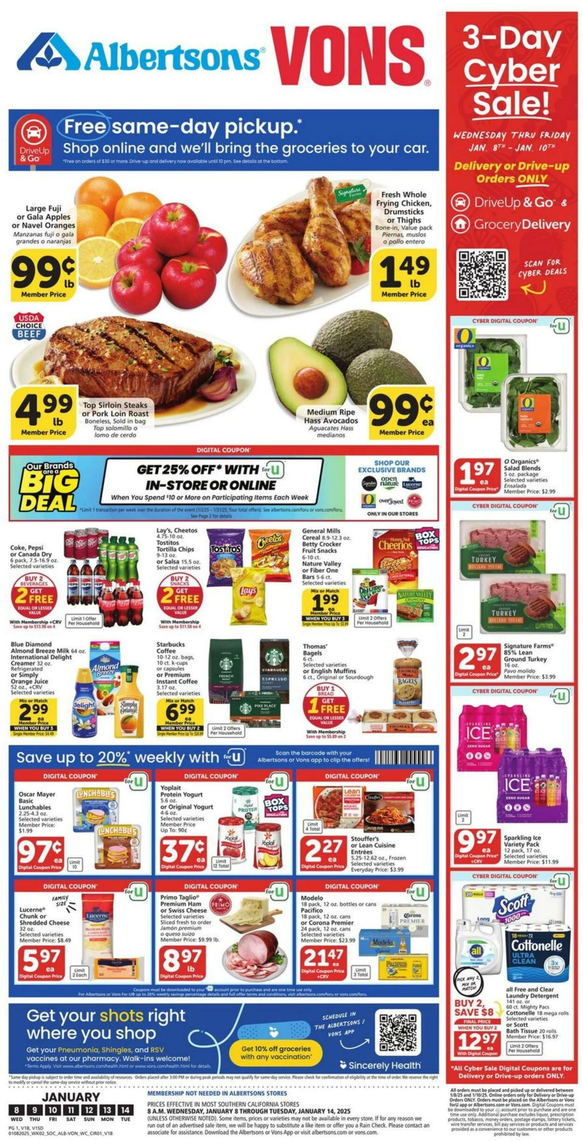 Vons Current weekly ad - 1