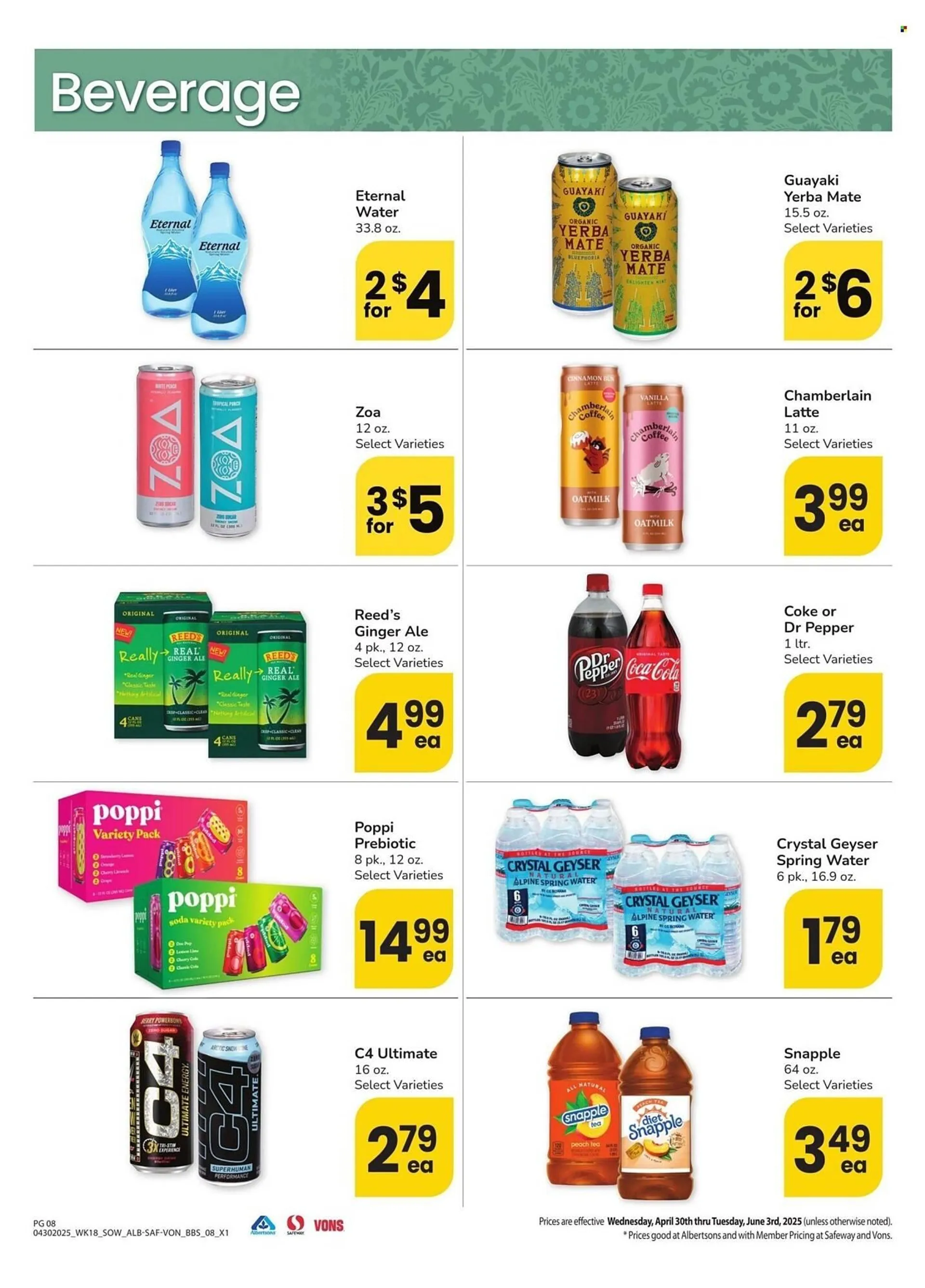 Weekly ad Albertsons Weekly Ad from April 30 to June 3 2025 - Page 8