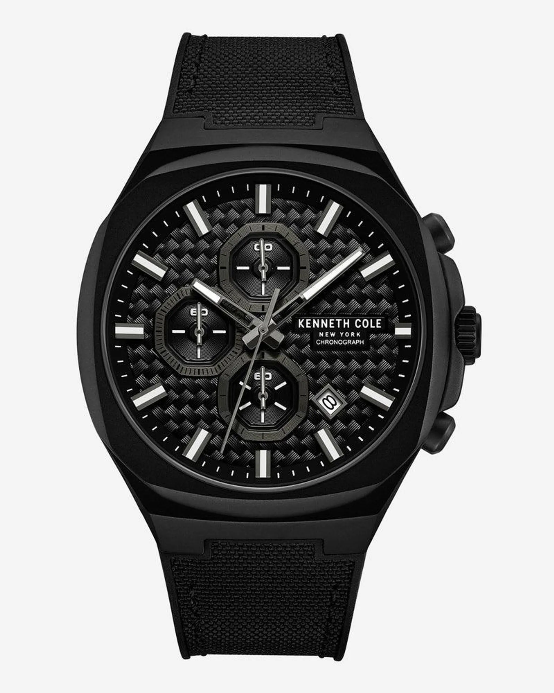 Kenneth Cole Chronograph Classic Strap Watch