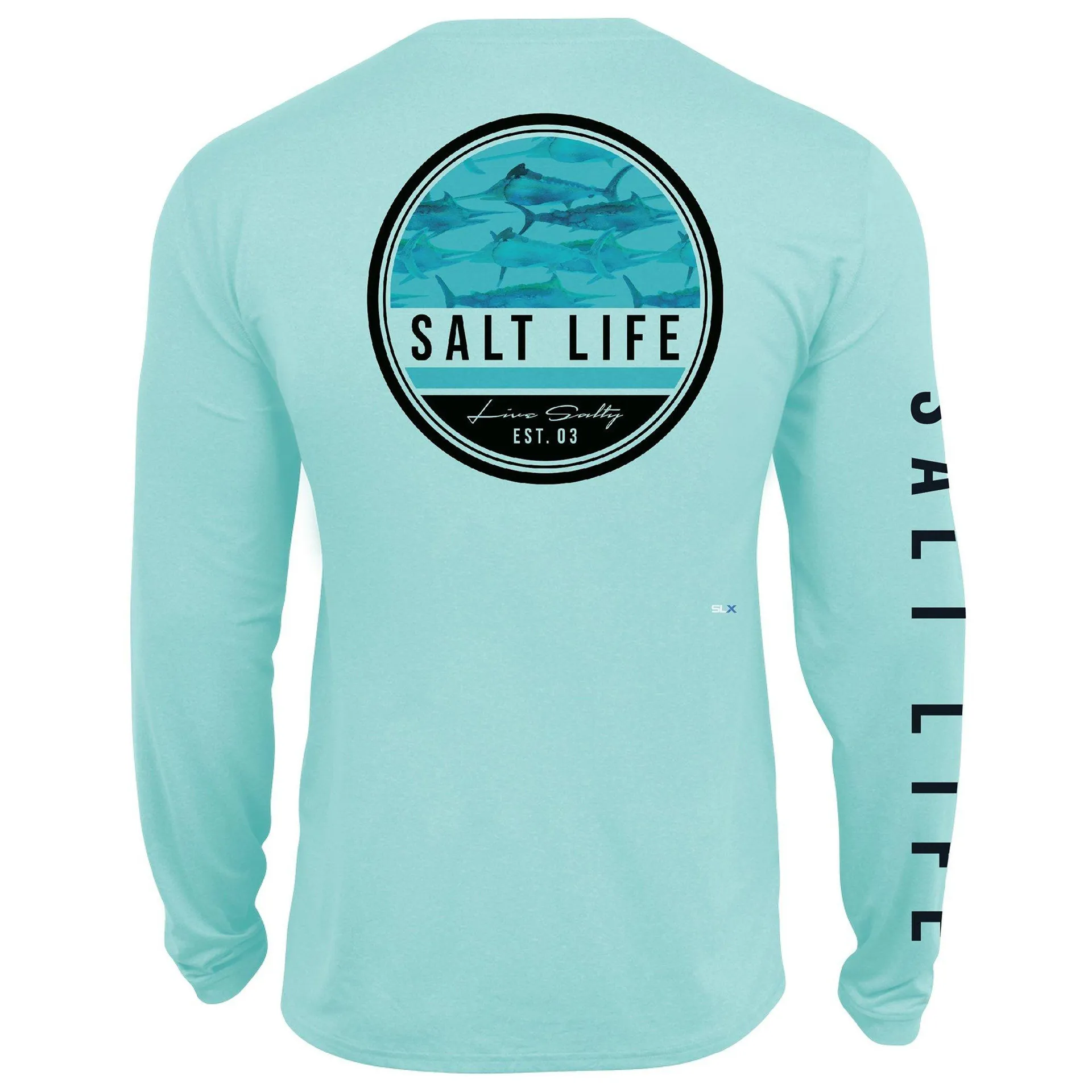 Salt Life Mens Marlin Retreat Performance Long Sleeve Shirt