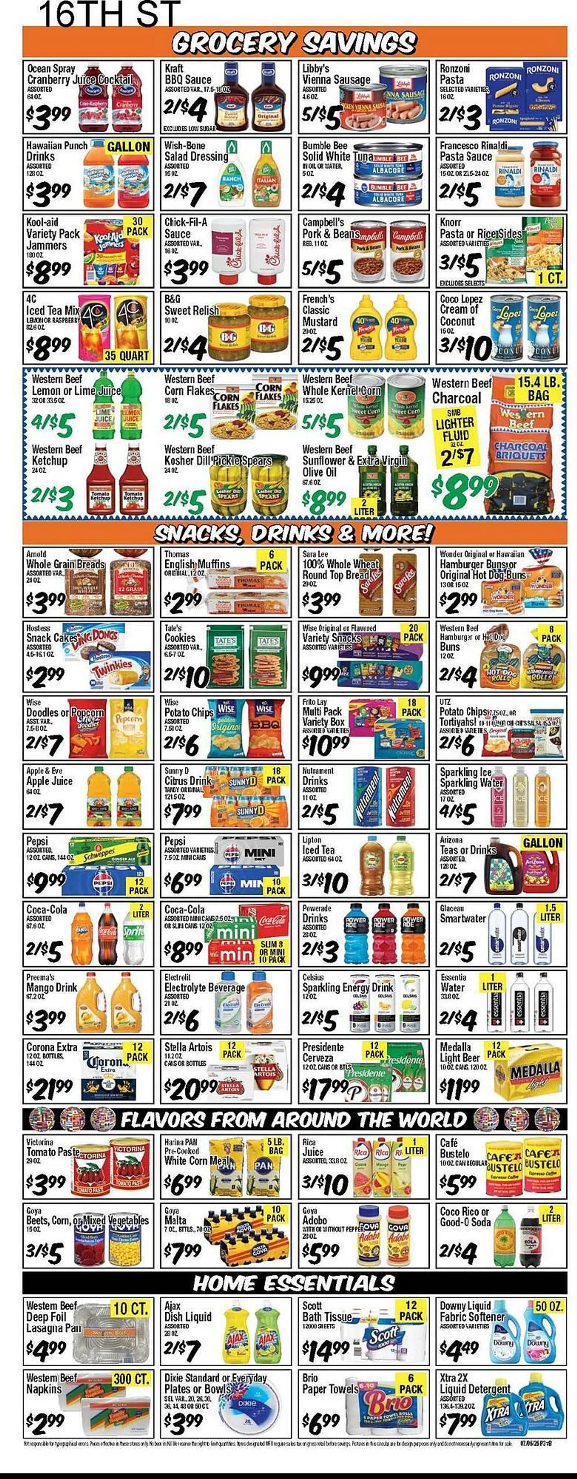 Weekly ad Western Beef Weekly Ad from July 5 to July 9 2025 - Page 3