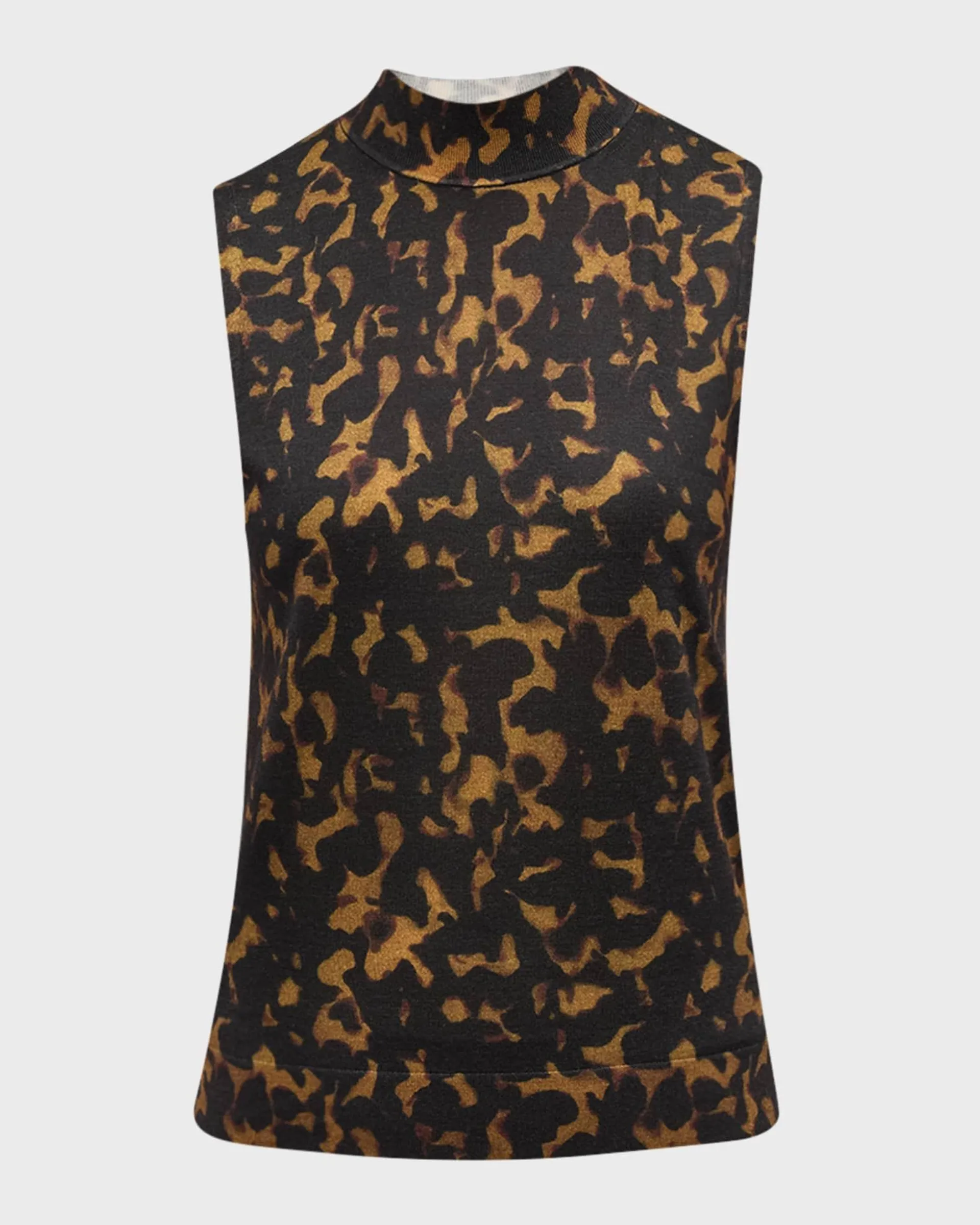 Regal Merino Wool Tortoise Shell Top