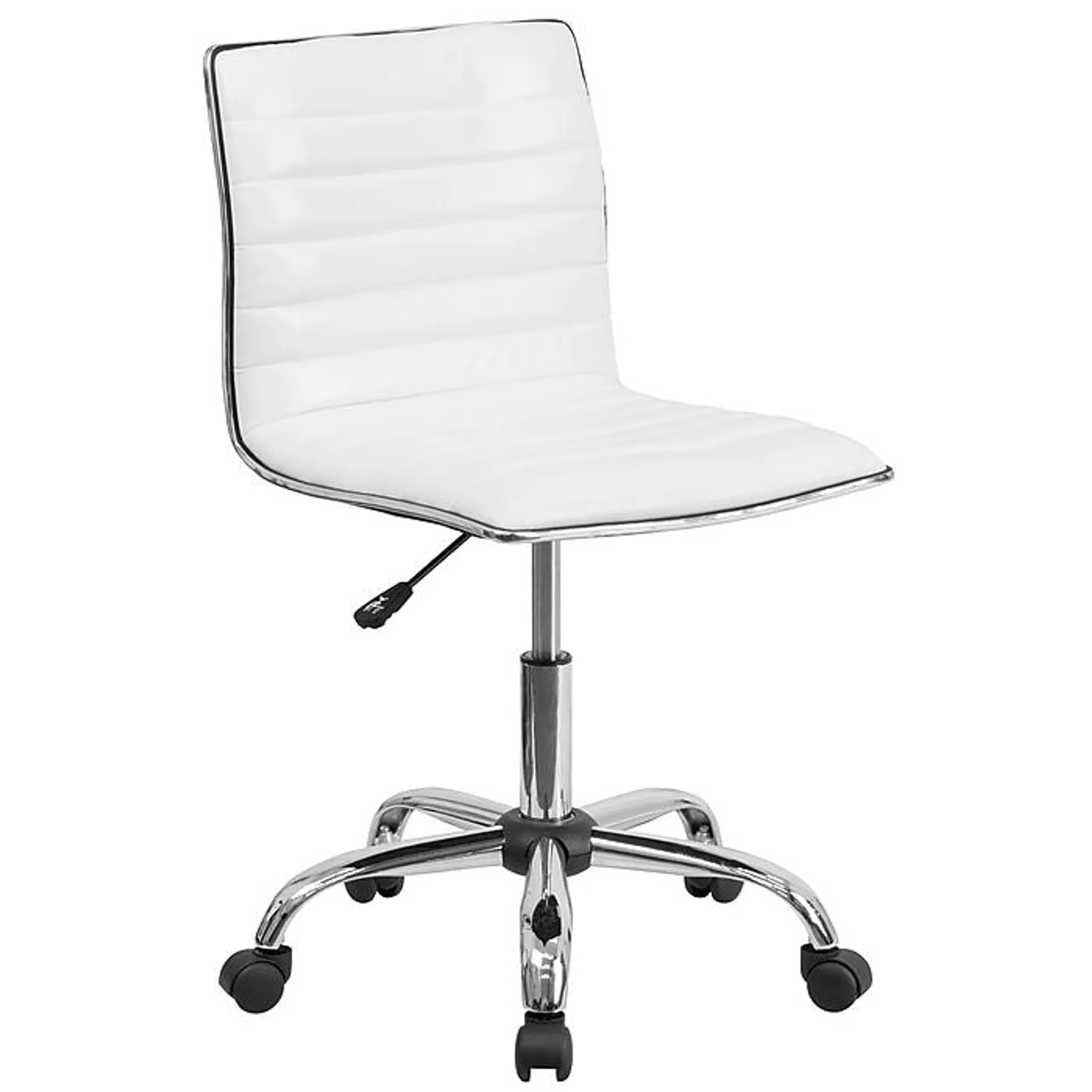 Flash Furniture Alan Armless Vinyl Swivel Low Back Task Office Chair,