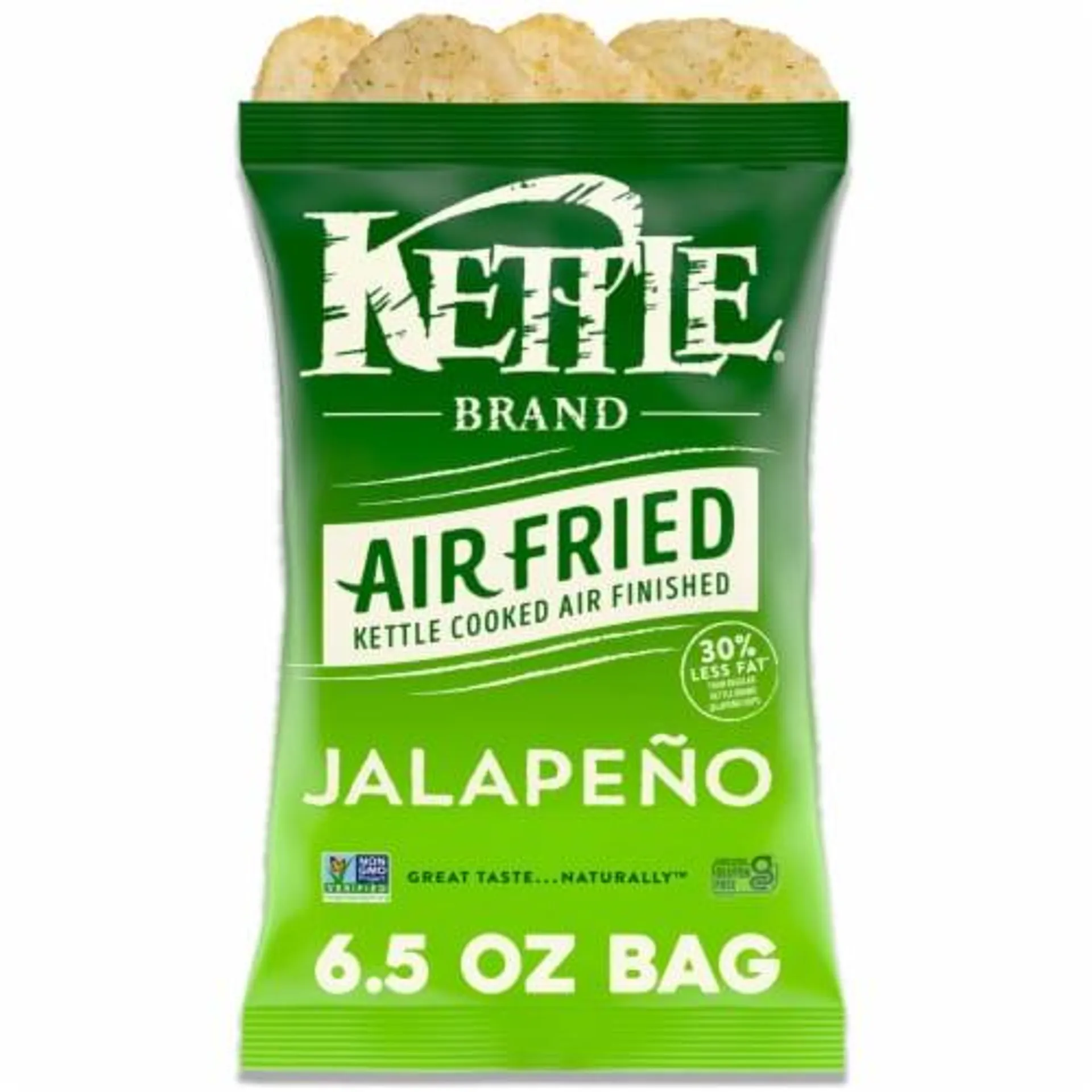 Kettle Brand Potato Chips Air Fried Jalapeno Kettle Chips