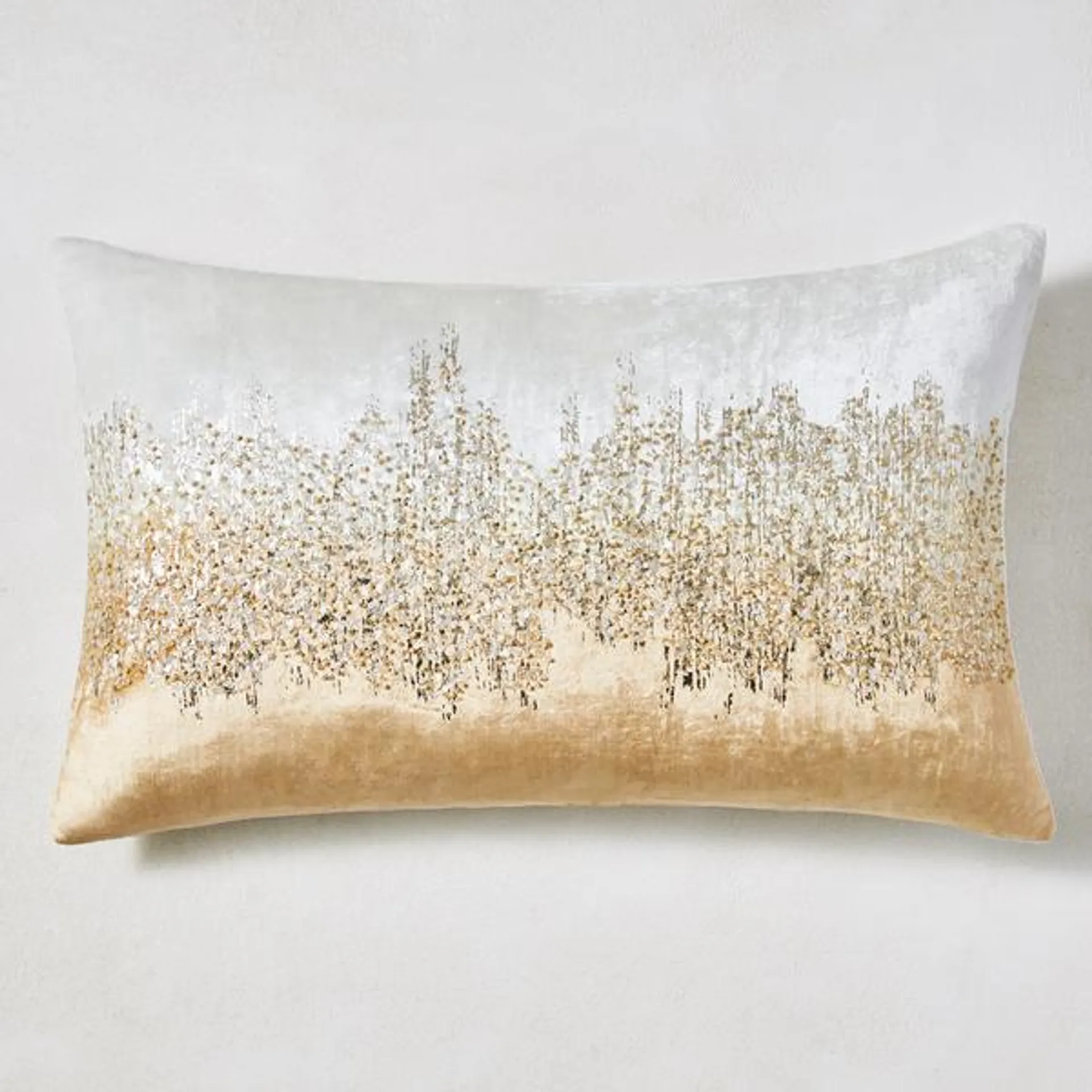 Joie De Vivre Lumbar Pillow - Gold