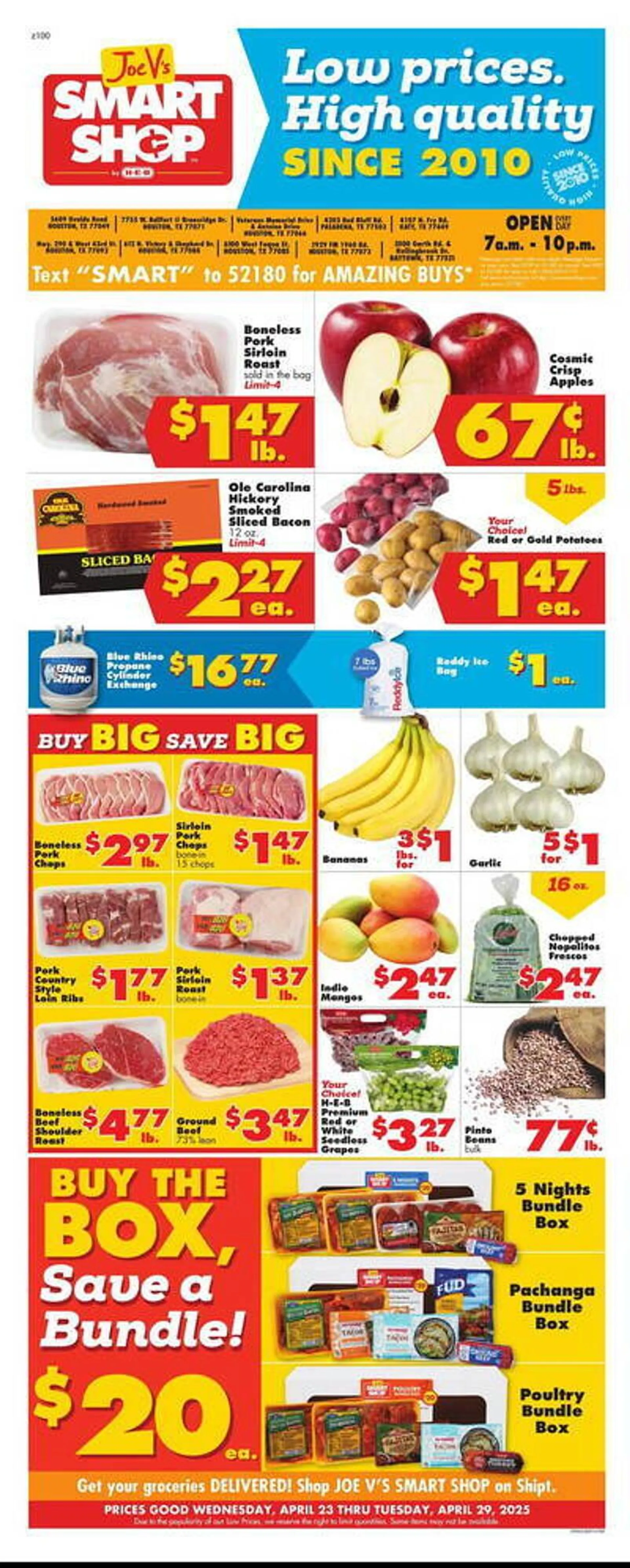 Joe Vs Smart Shop Weekly Ad - 1