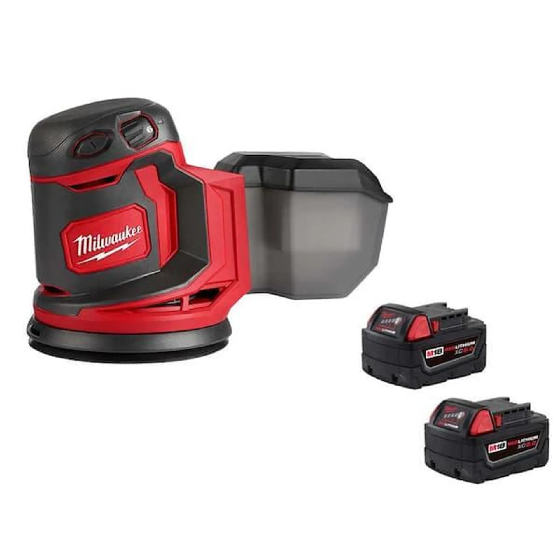 M18 18V Lithium-Ion Cordless 5 in. Random Orbit Sander with (2) M18 5.0Ah Batteries