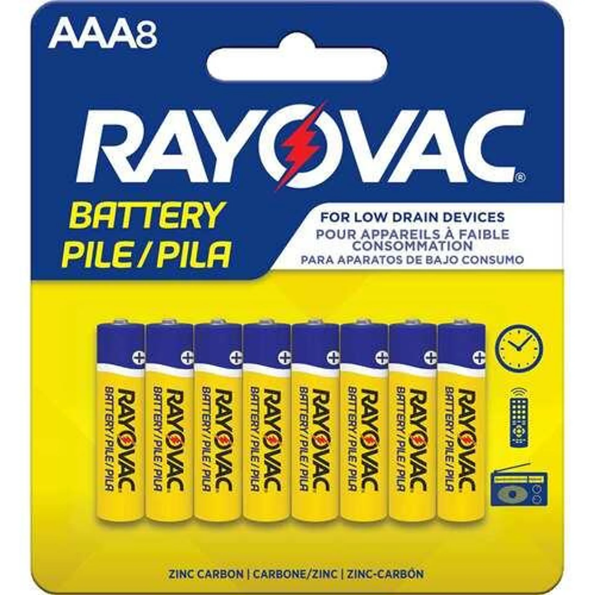 - 8-Pack AAA Batteries