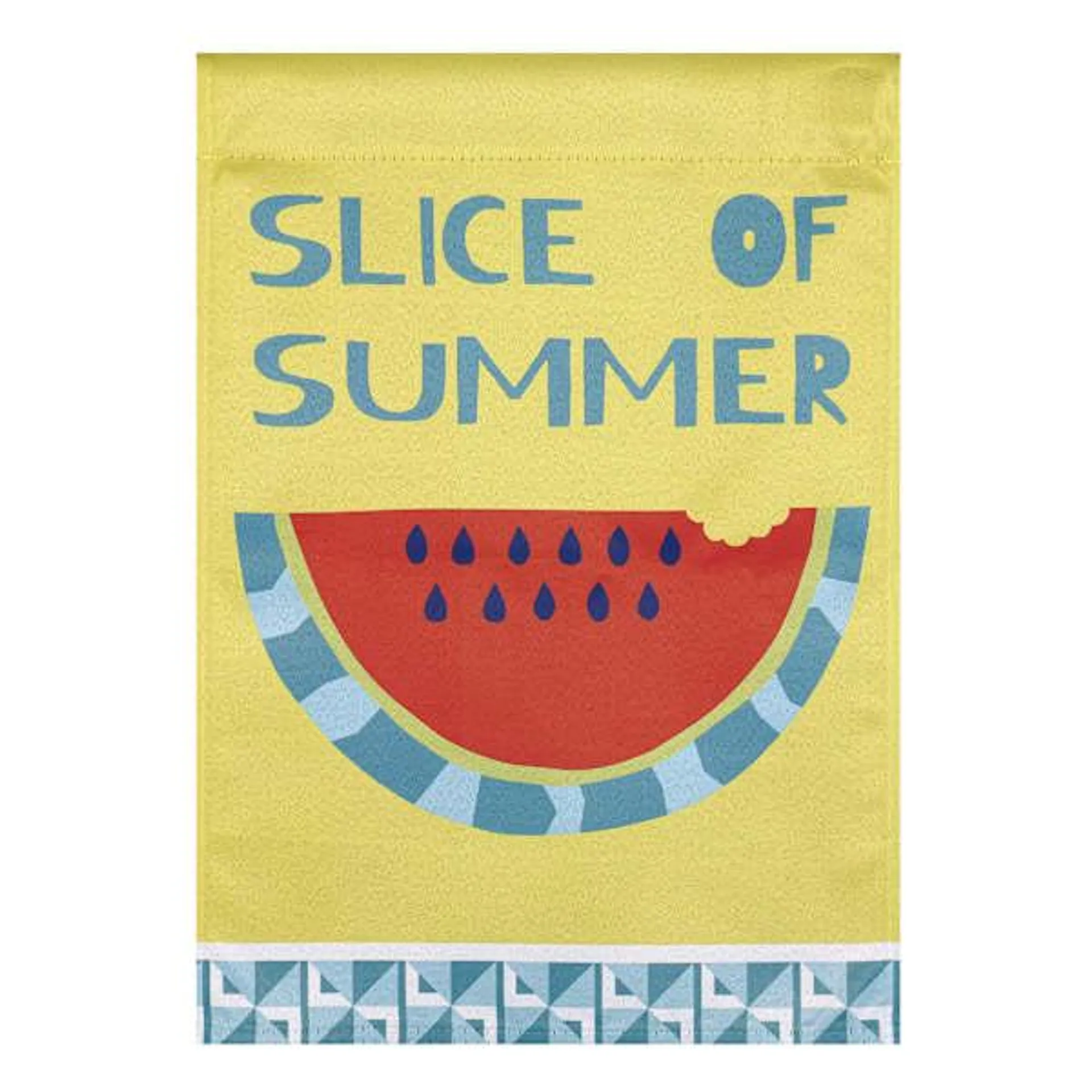 Sunny Club Slice of Summer Yard Flag, 18"