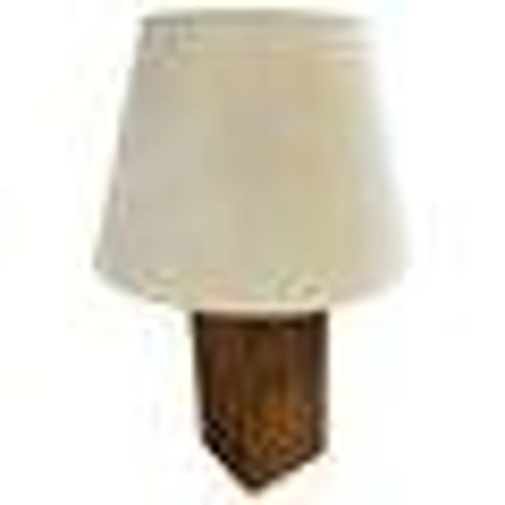 Mid-Century Modern Italian Table Lamp in Bamboo Resin by Riccardo Marzi, 1960s