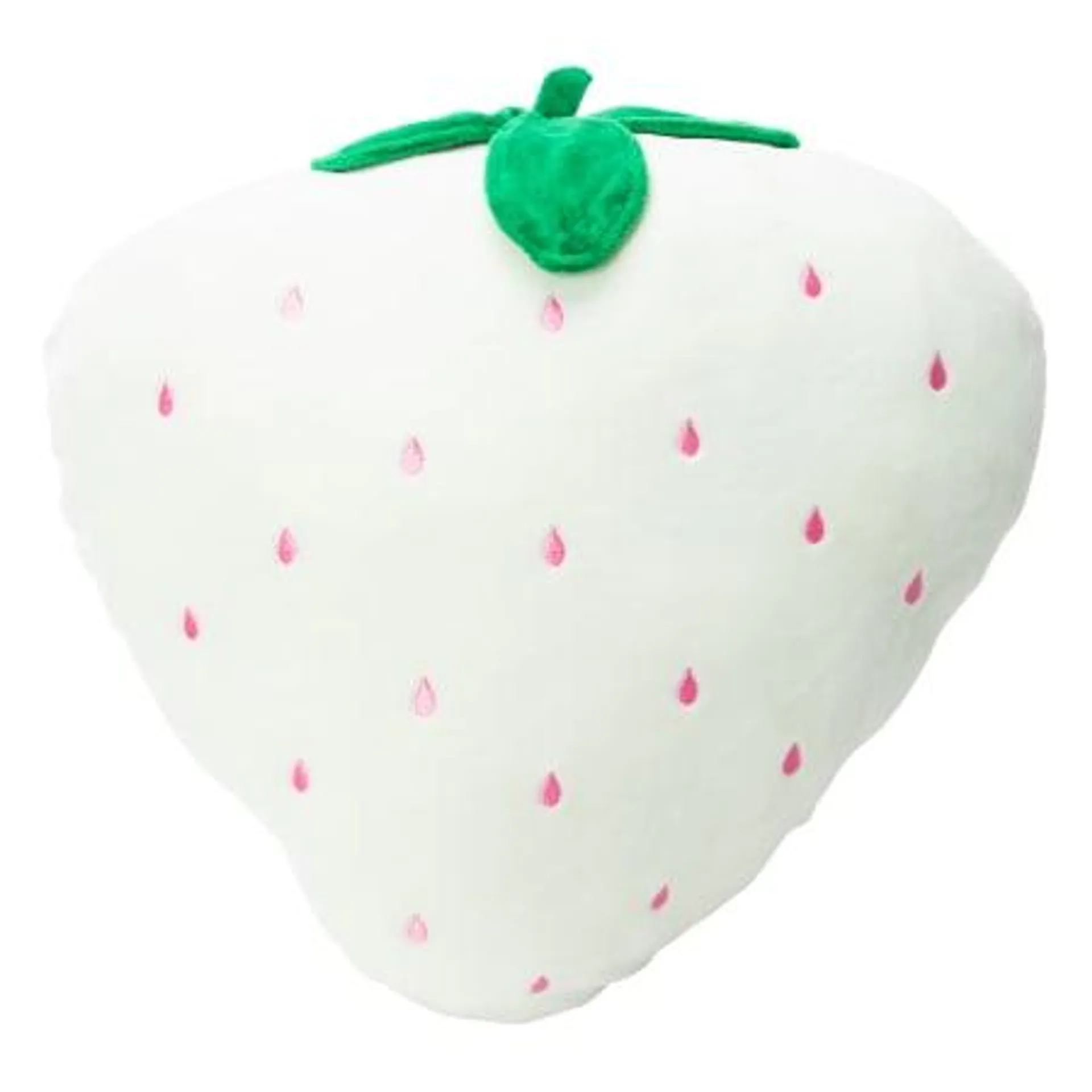 Strawberry Plush Pillow 14in x 14in