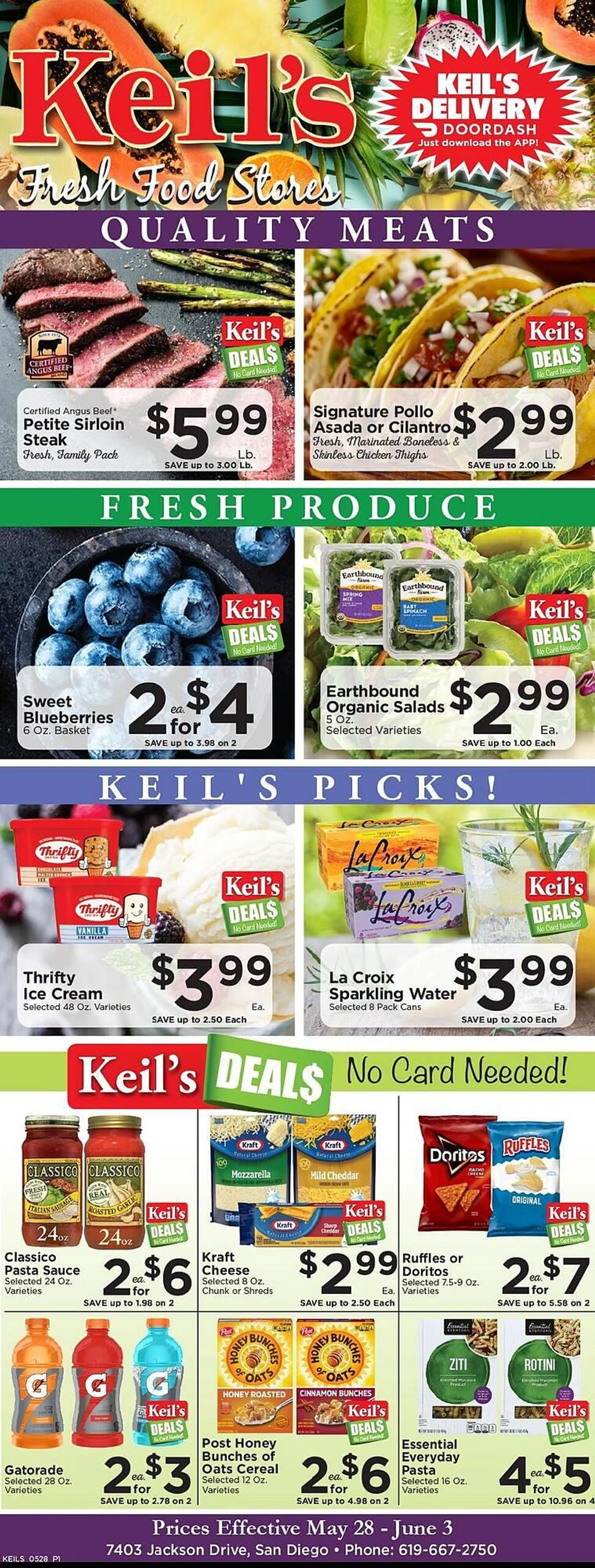Weekly ad Keil's Fresh Food Stores Weekly Ad from May 28 to June 3 2025 - Page 1