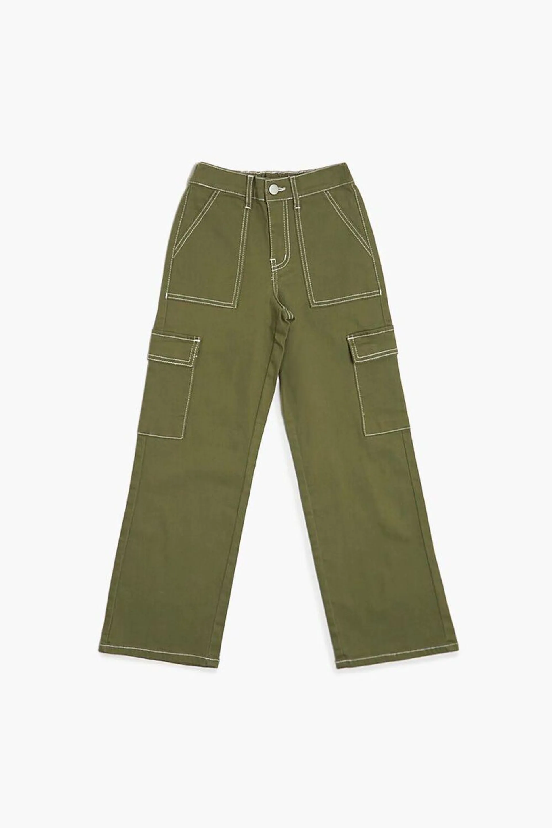 Girls Twill Cargo Pants (Kids)