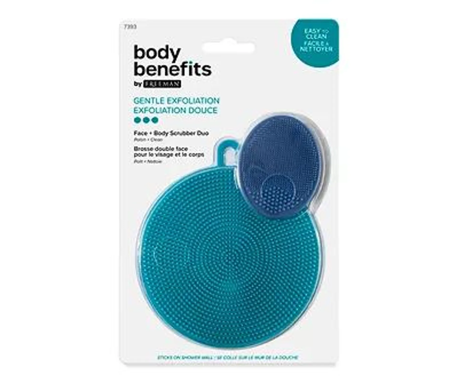 Gentle Exfoliation Face & Body Scrubber Duo