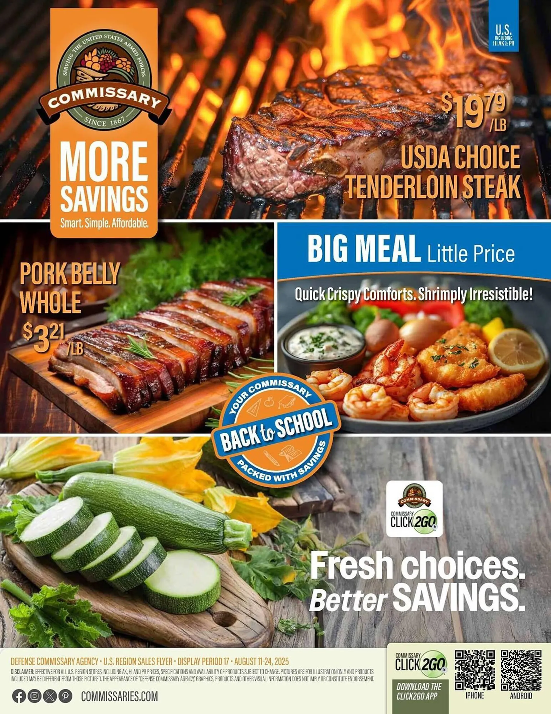 Weekly ad Commissary Weekly Ad from August 11 to August 24 2025 - Page 1
