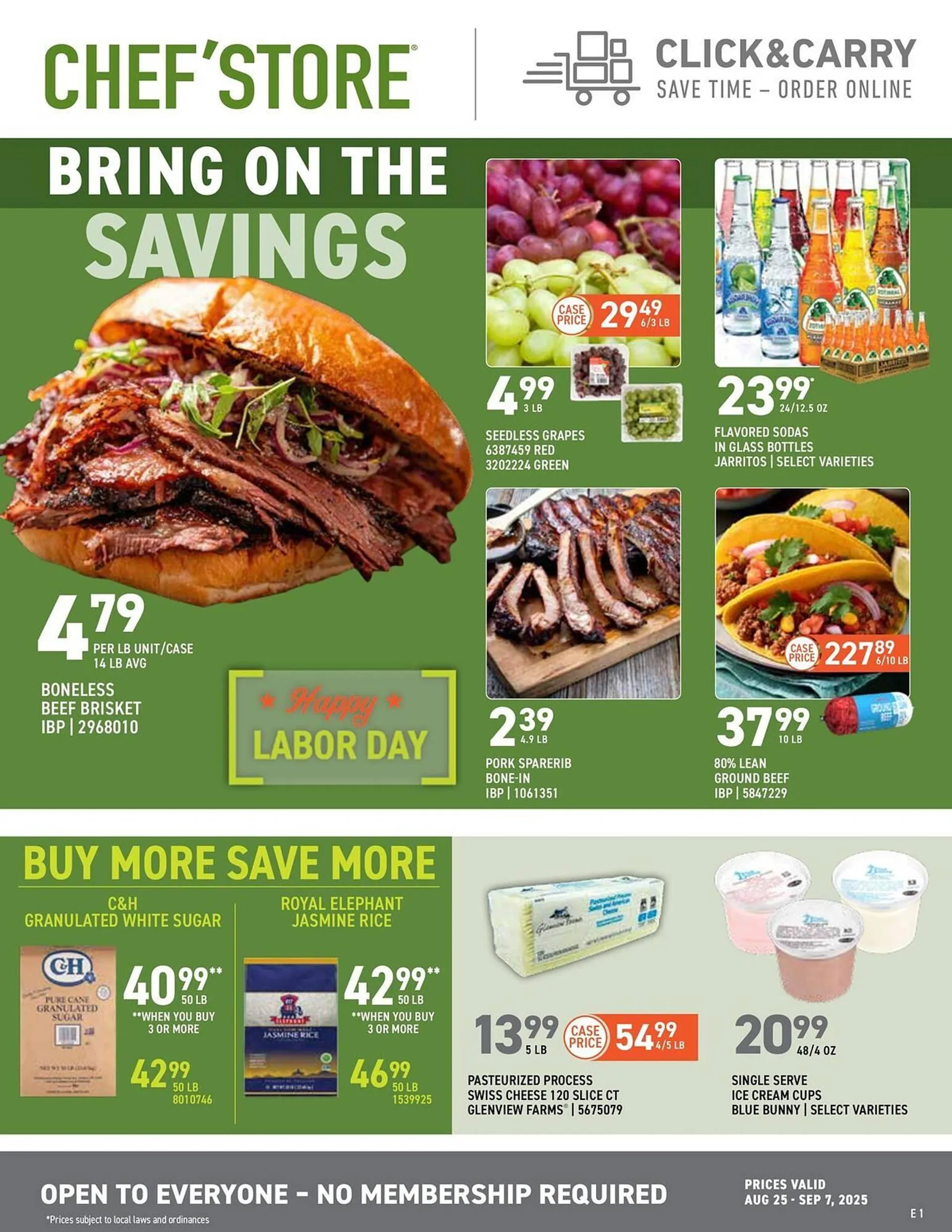 Weekly ad US Foods Chef's Store Weekly Ad from August 25 to September 7 2025 - Page 1