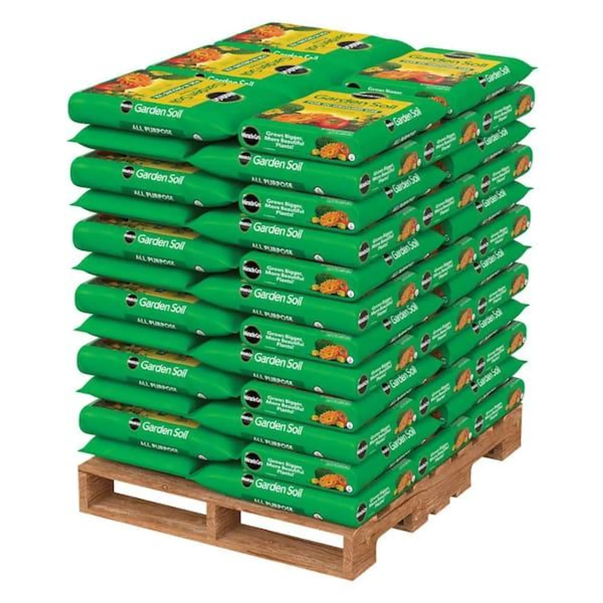 Garden Soil All Purpose Pallet, 60 cu. ft., For In-Ground Use, Feeds Up to 3 Months (Pallet of 60 1 cu. ft. Bags)