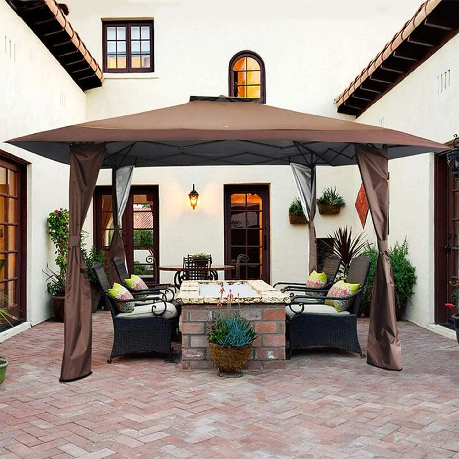 13' x 13' Pop-Up Canopy and Patio Gazebo