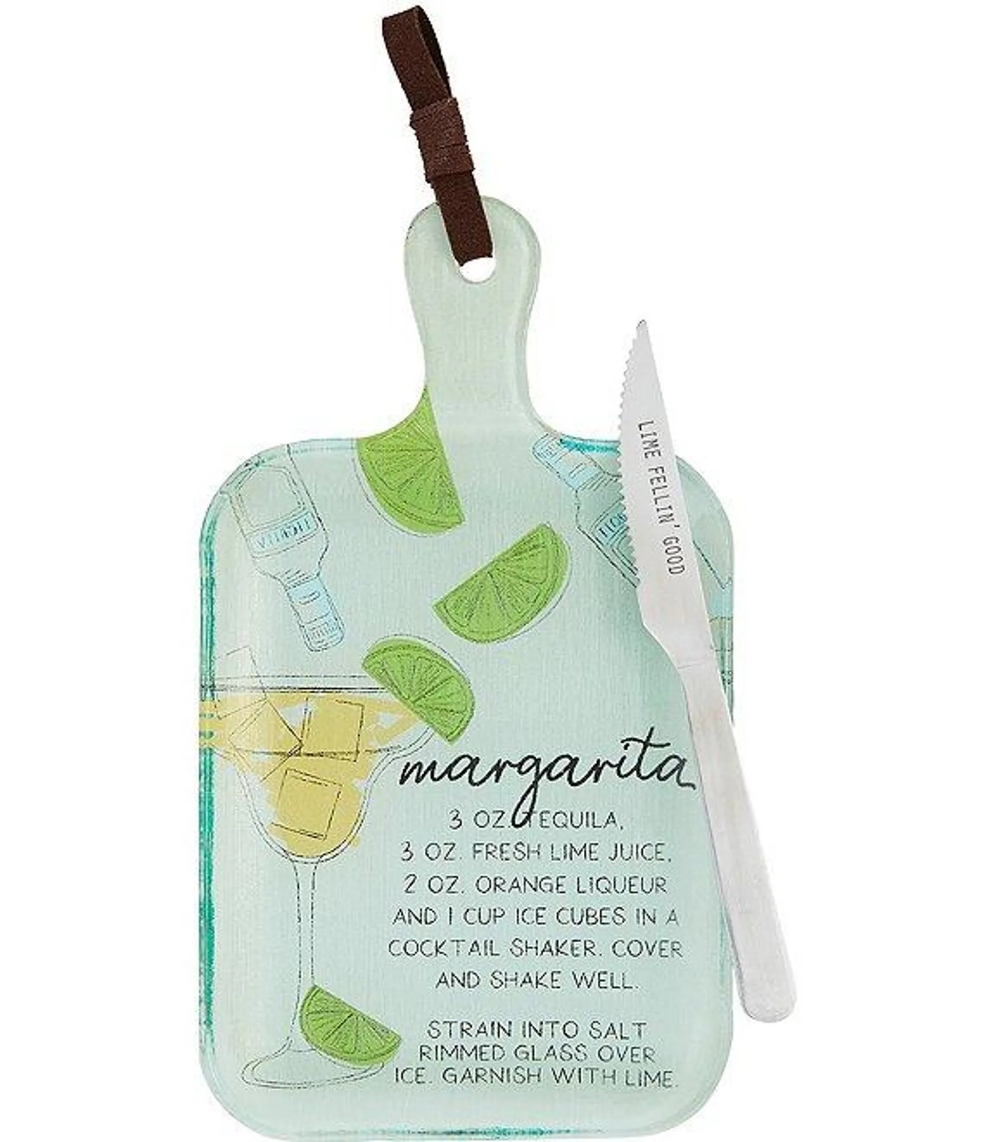 Circa Glass Bar Margarita Paddle Board Set