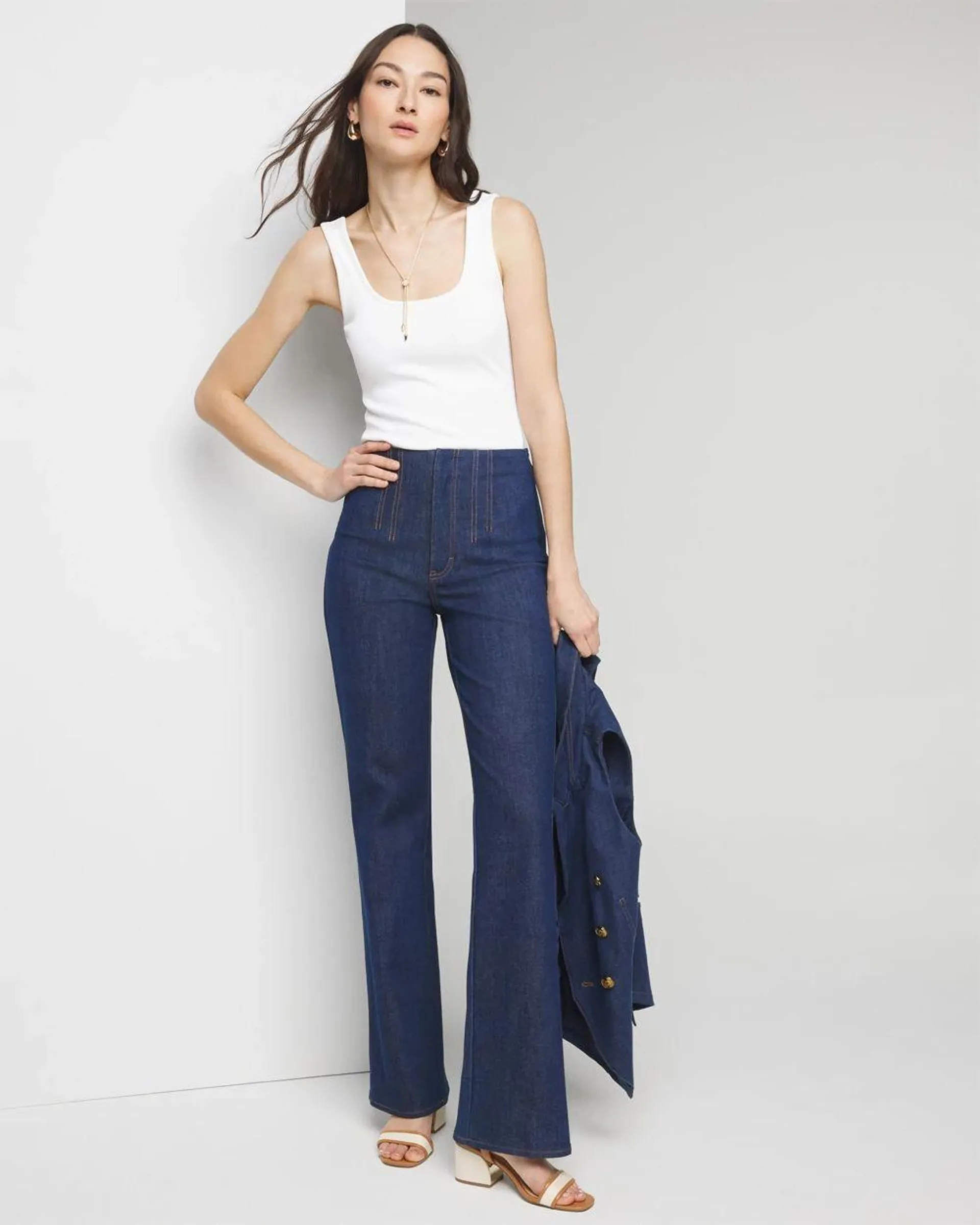 Extra High-Rise Sculpt Denim Trouser