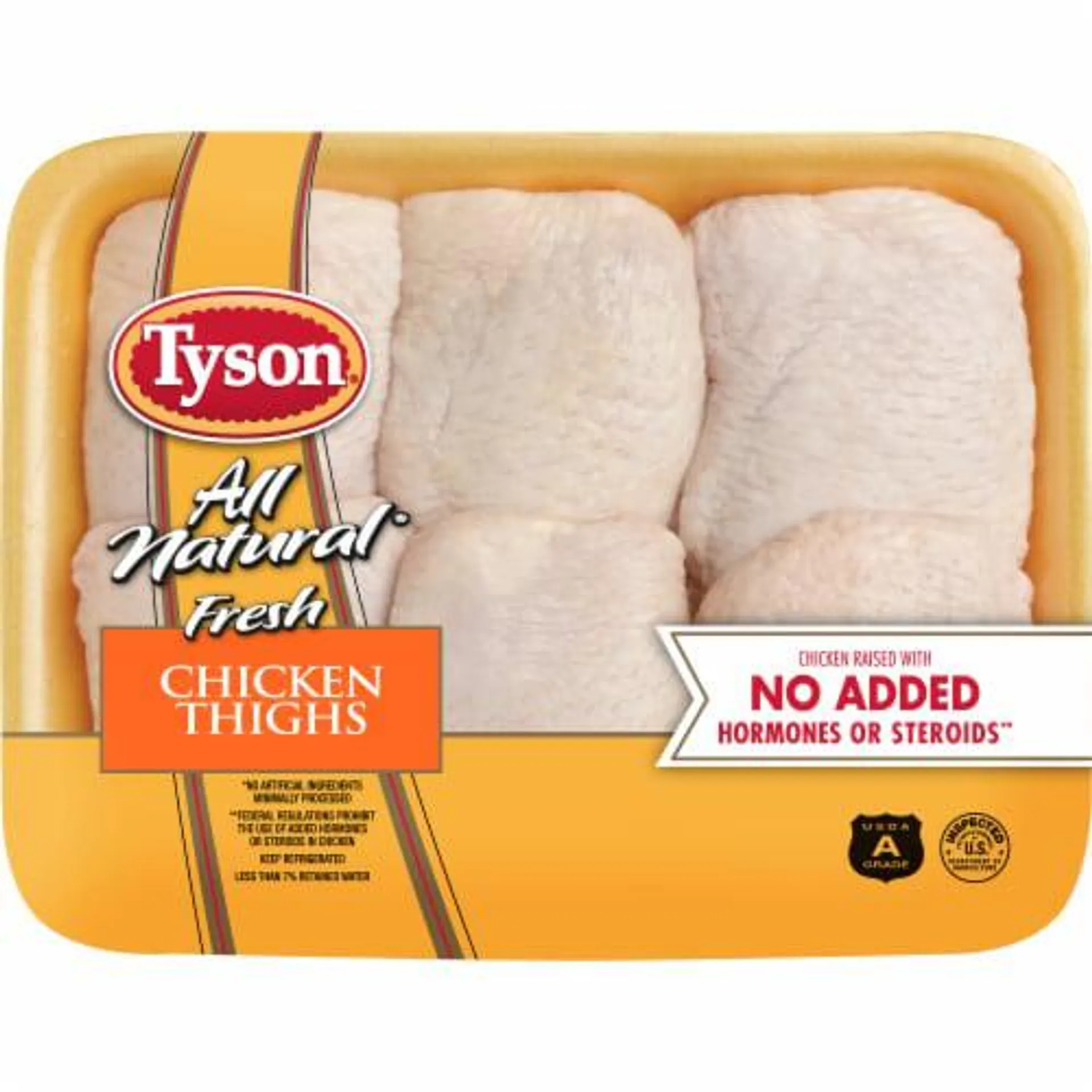 Tyson All Natural Fresh Chicken Thighs