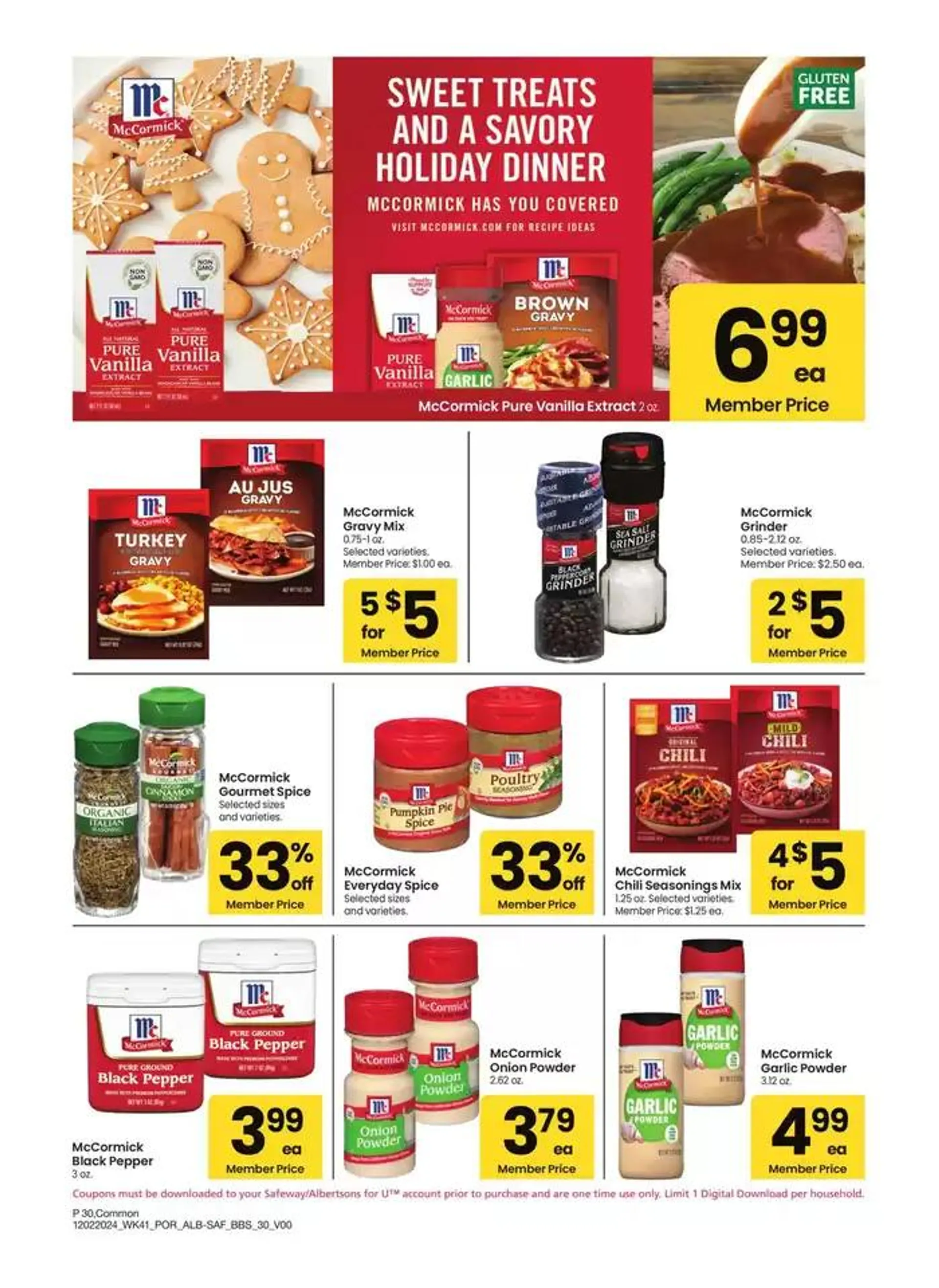 Weekly ad Albertsons - Portland - BBS from December 2 to January 5 2025 - Page 30