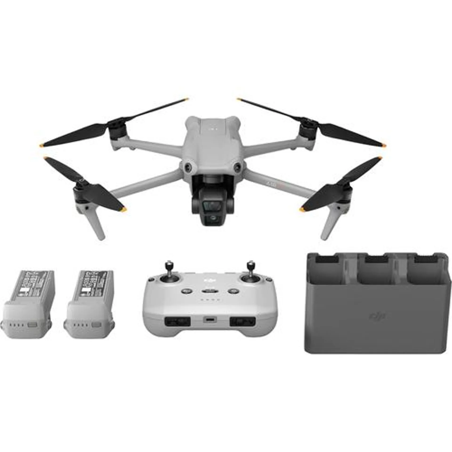 DJI Air 3 Fly More Combo w/ Drone, RC-N2 Remote Control, & Batteries, Open Box