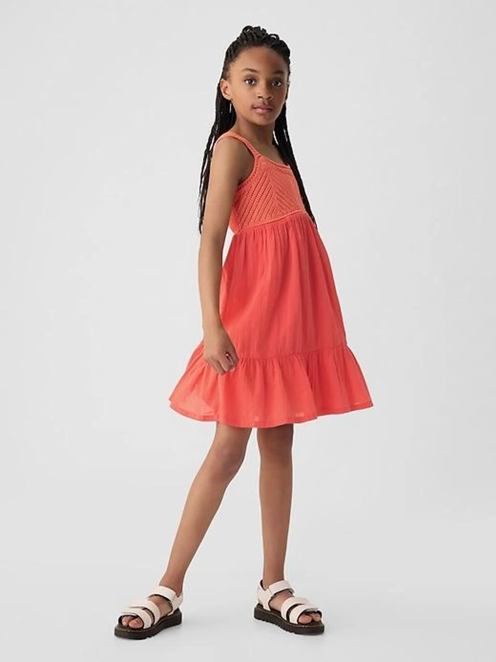 Kids Crinkle Gauze Dress