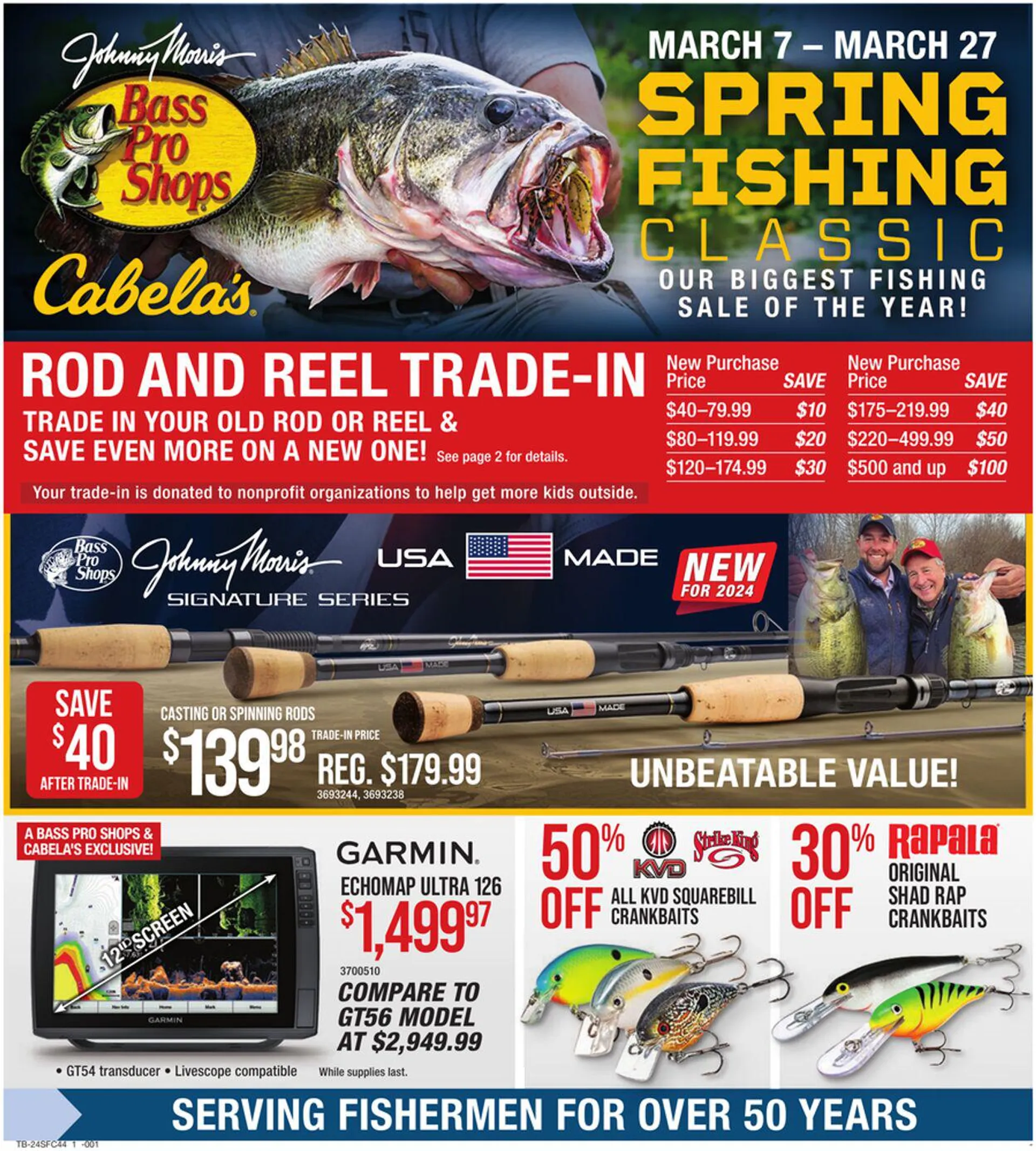 Weekly ad Bass Pro Current weekly ad from March 7 to March 27 2024 - Page 1