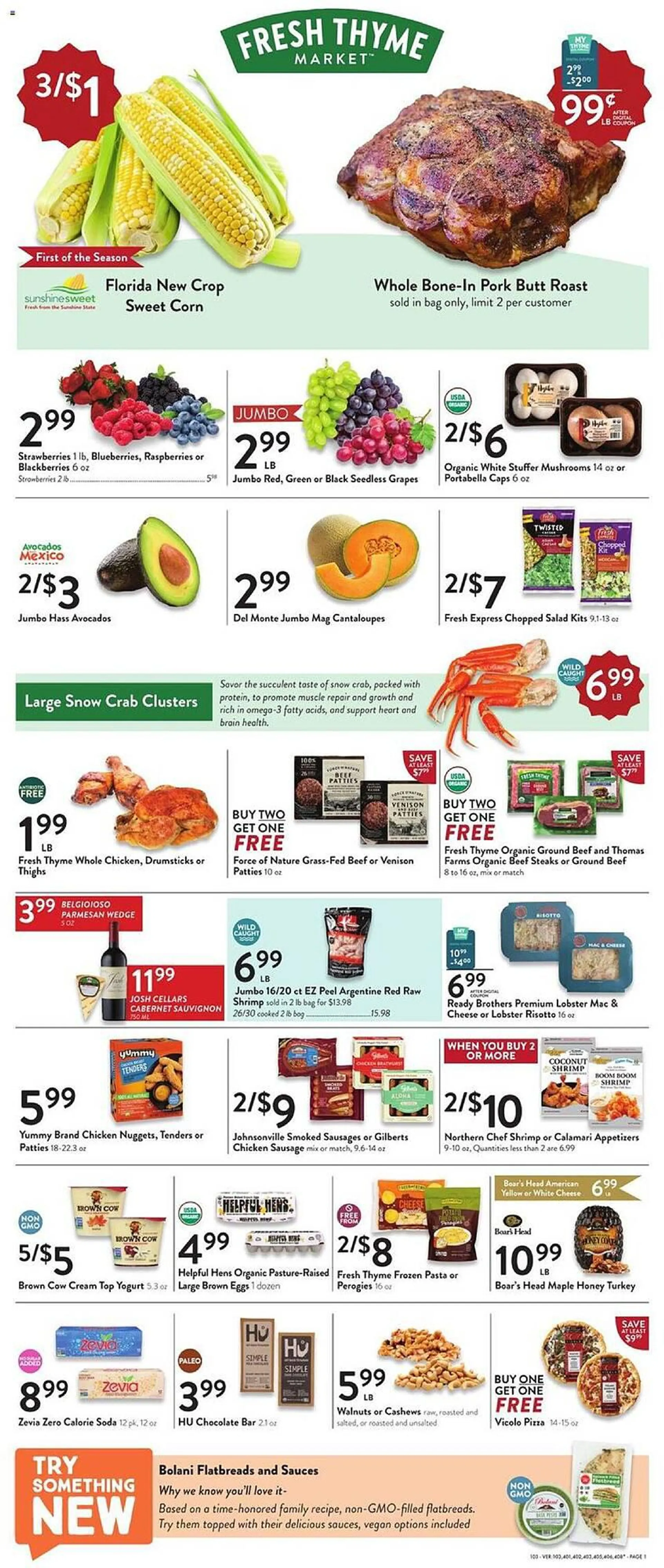 Weekly ad Fresh Thyme Weekly Ad from April 3 to April 9 2024 - Page 