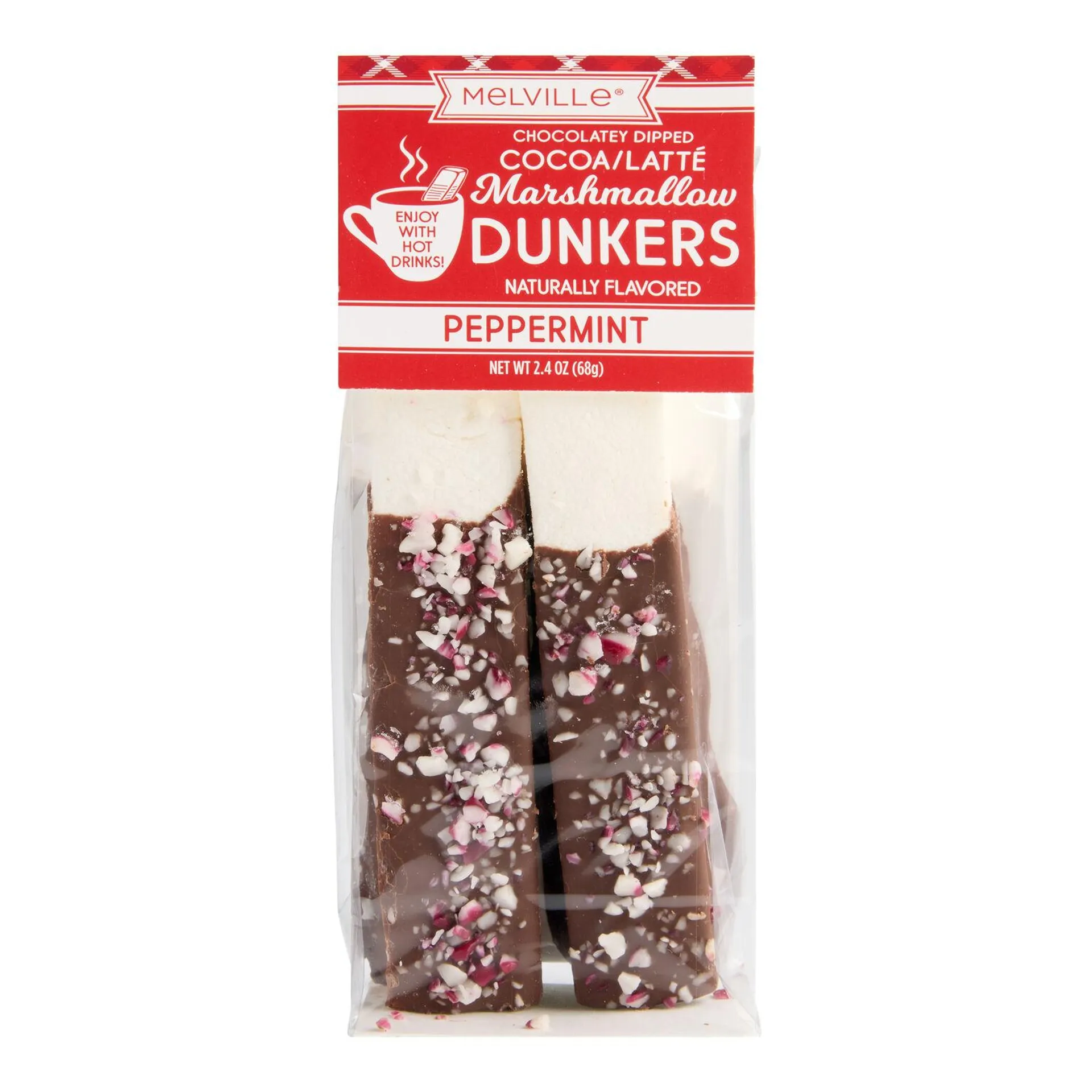 Melville Peppermint Chocolate Marshmallow Dunkers 2 Pack