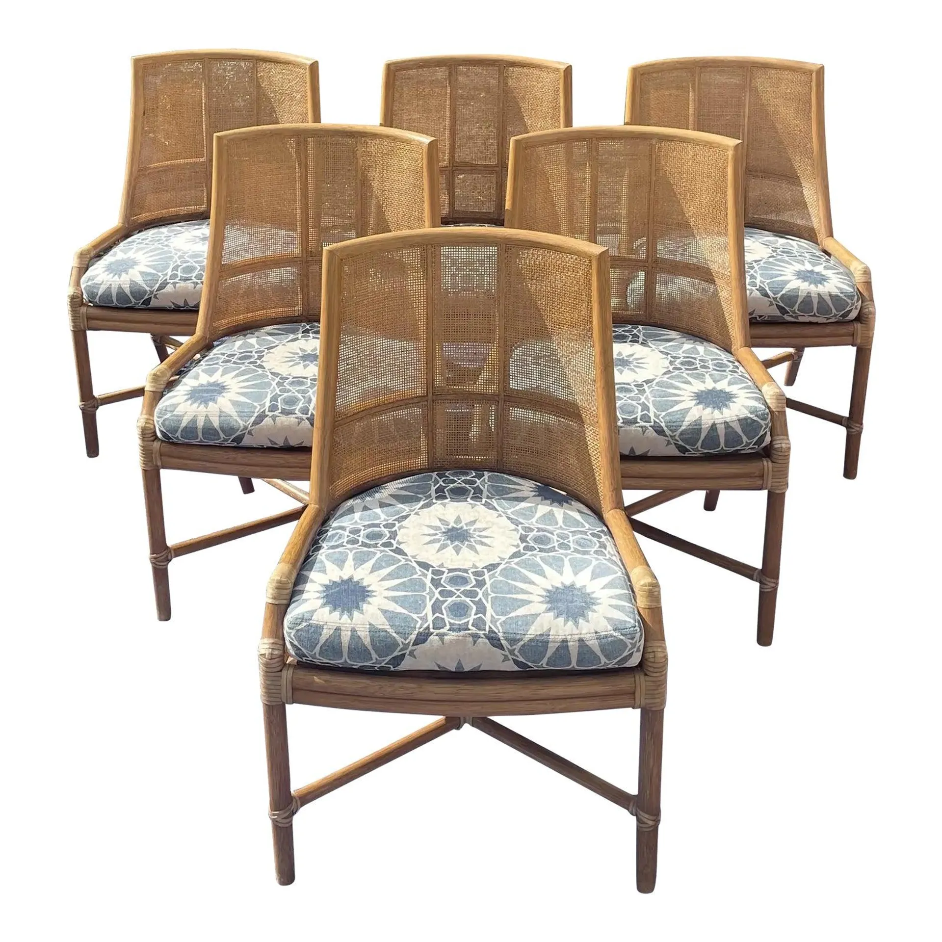 Baker McGuire Hayes Dining Side Chairs, a Set of 6