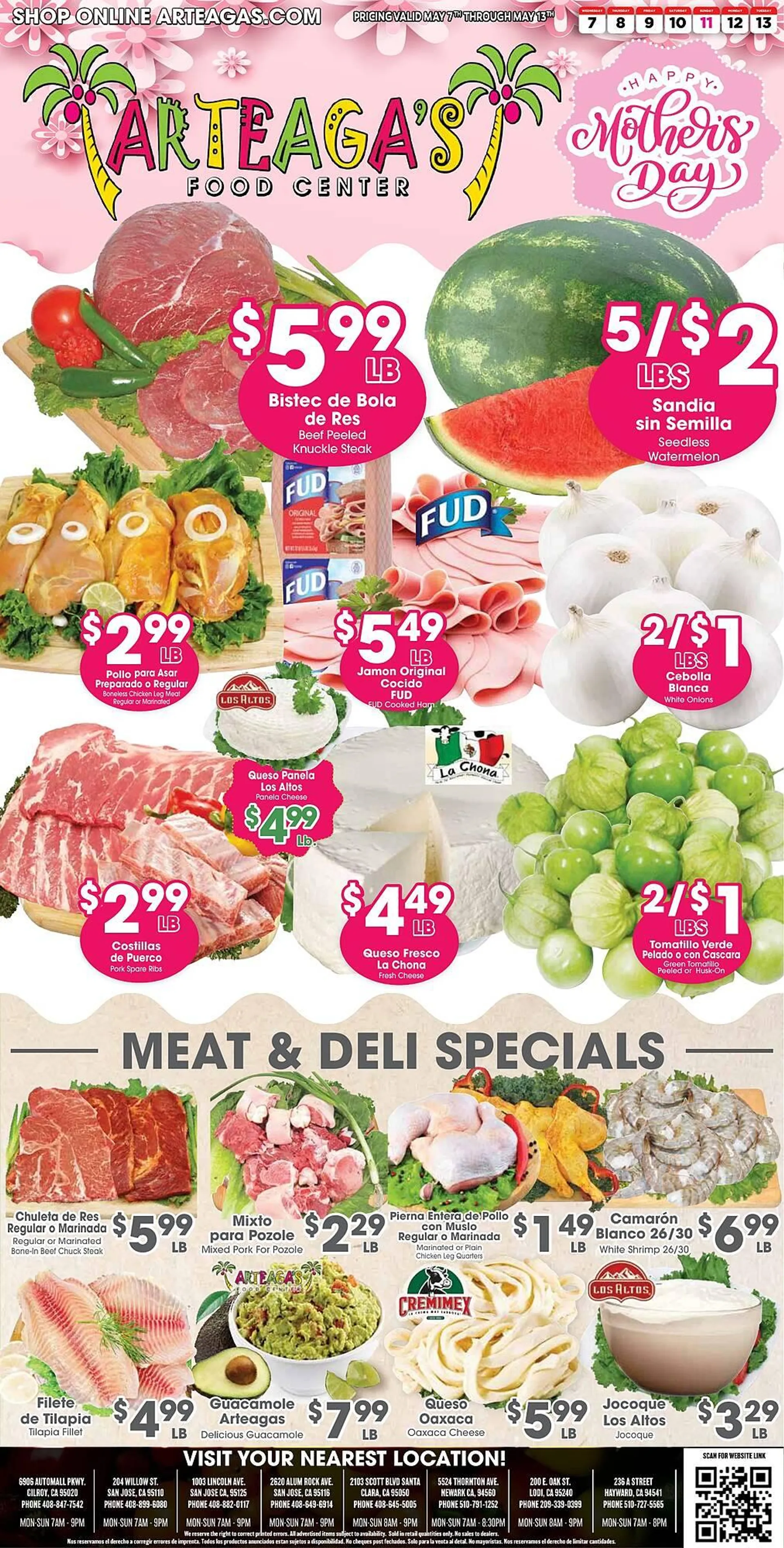 Catálogo de Arteagas Food Center Weekly Ad 7 de mayo al 13 de mayo 2025 - Página 1
