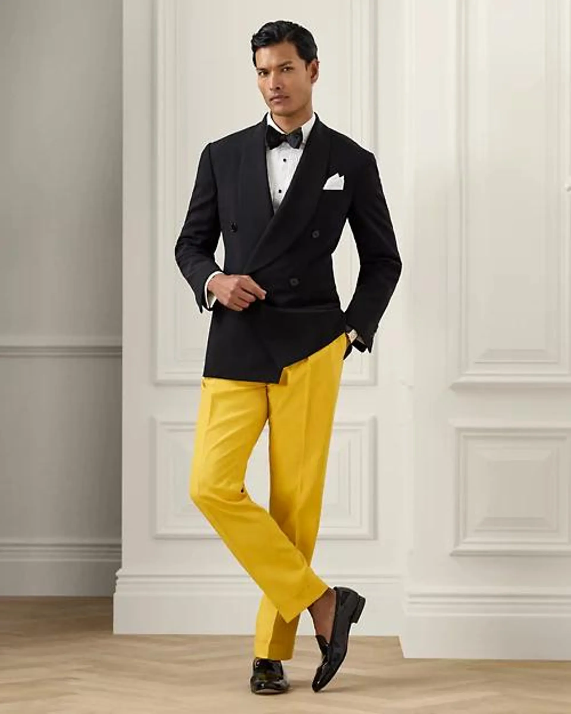 Gregory Hand-Tailored Silk Trouser