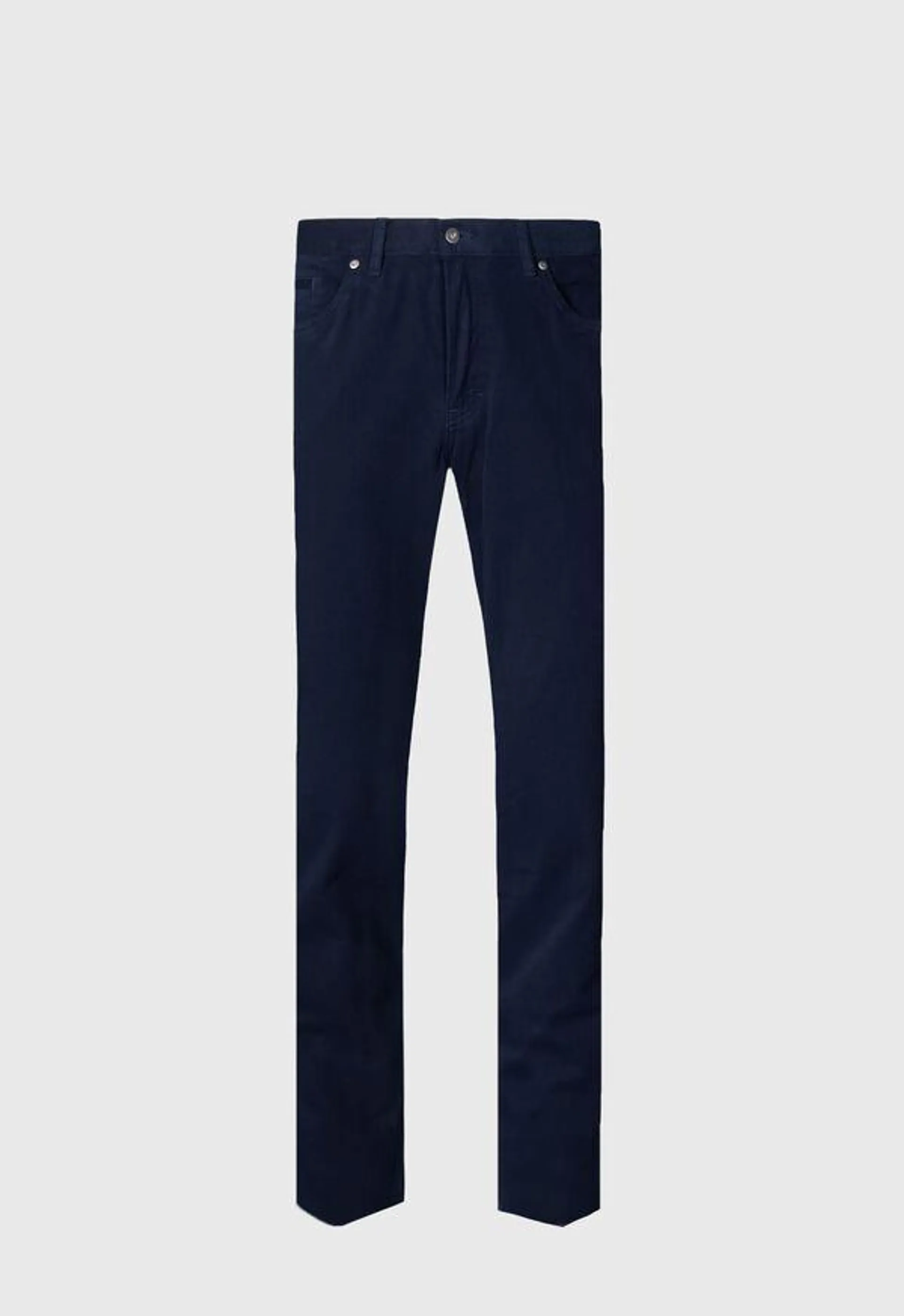 Brushed Cotton Twill Five Pocket Pant