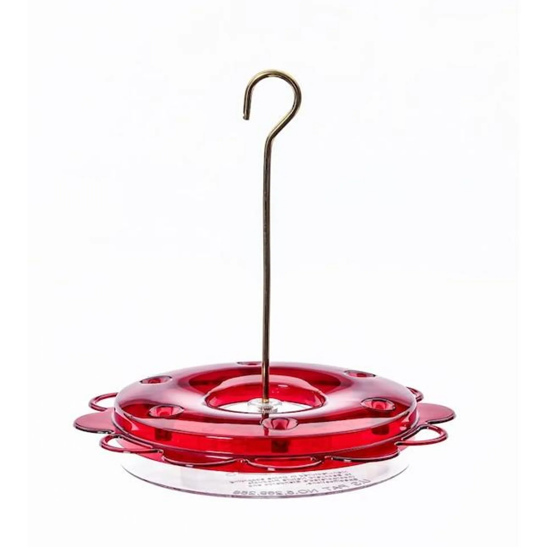 BIRDS CHOICE Hummerfest Red Polycarbonate Hanging Nectar Hummingbird Feeder- 12-oz Capacity