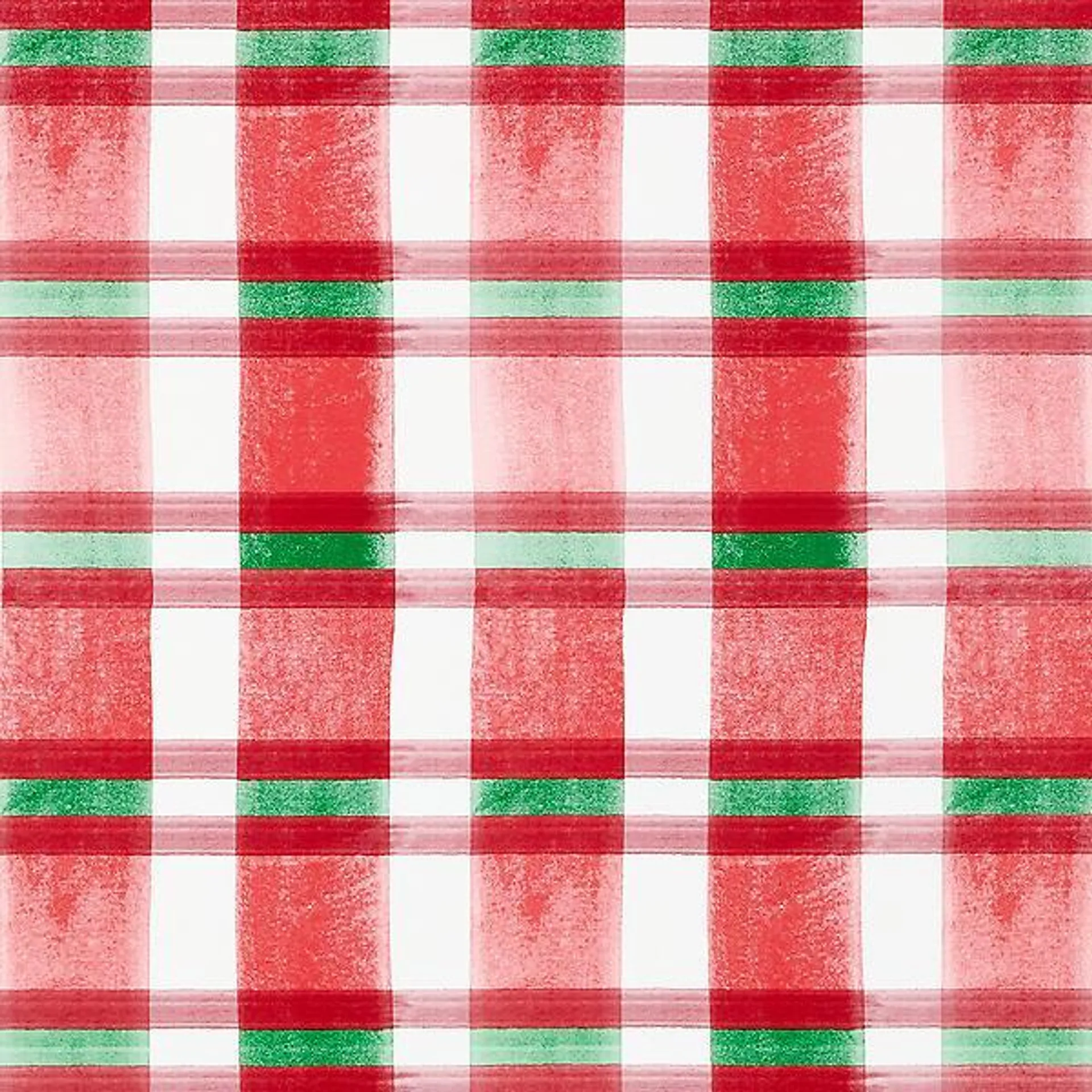 The Container Store Watercolor Plaid Wrapping Paper