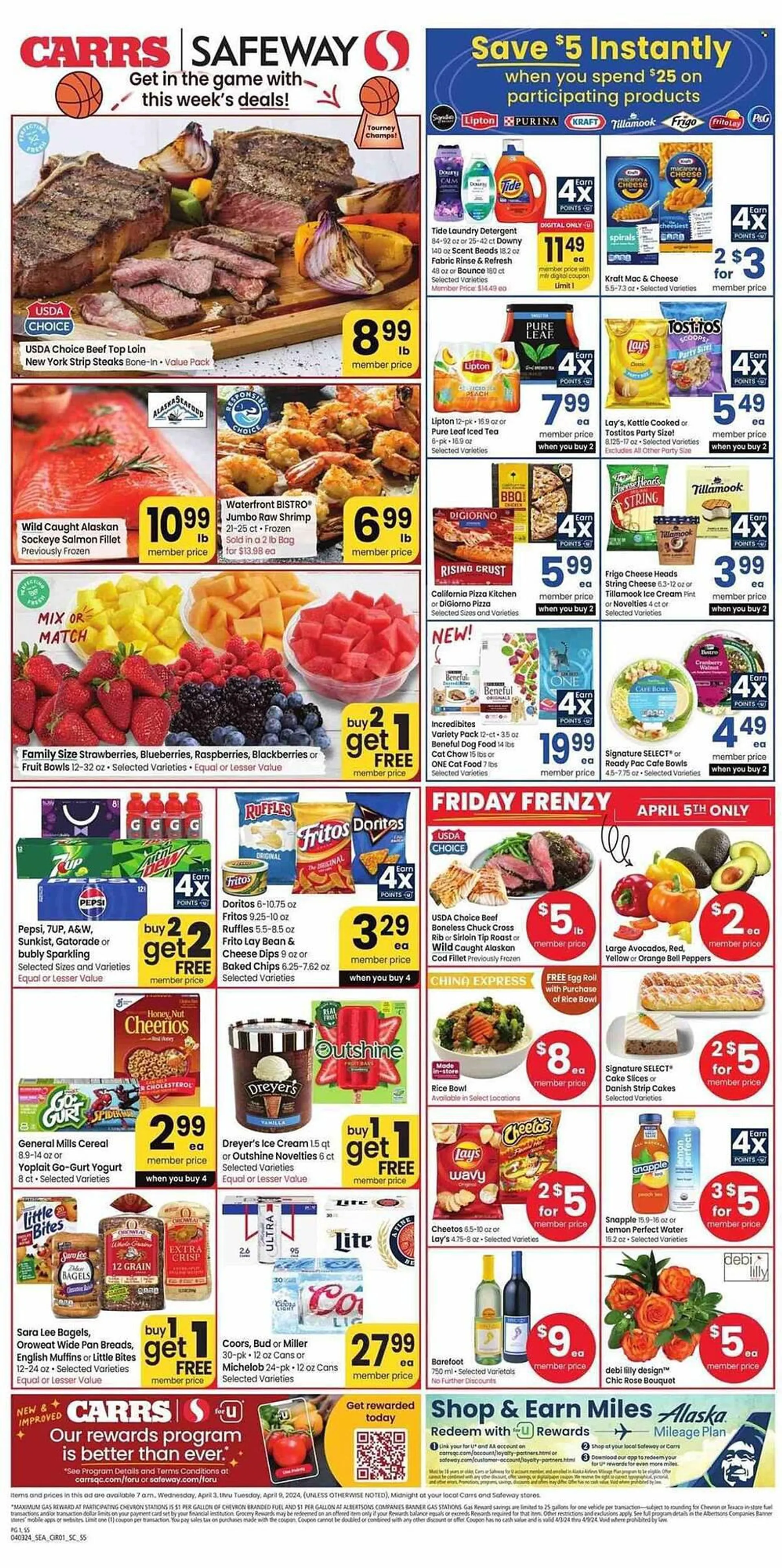 Weekly ad Carrs Weekly Ad from April 3 to April 9 2024 - Page 