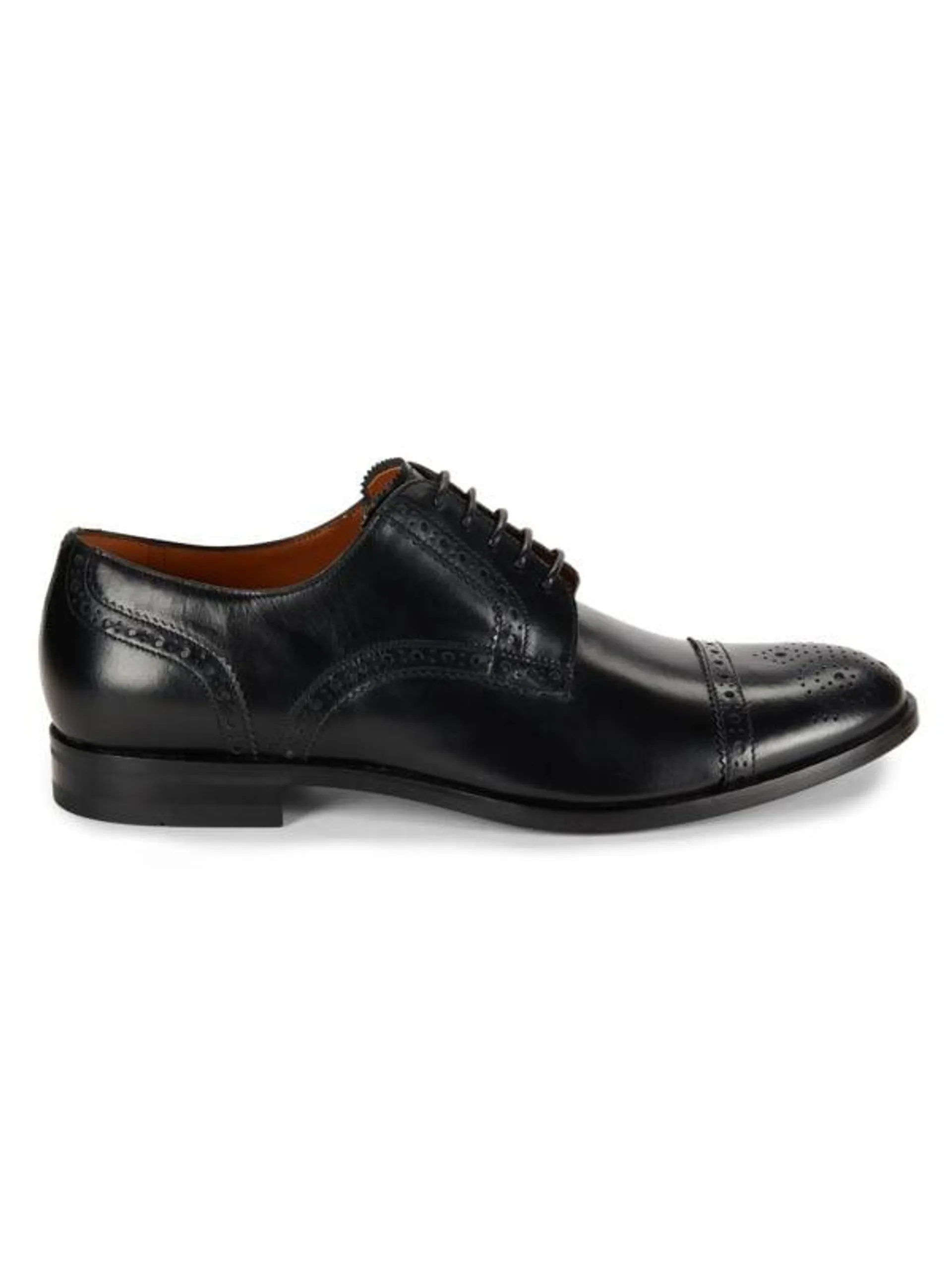 Perforated Leather Oxford Shoes