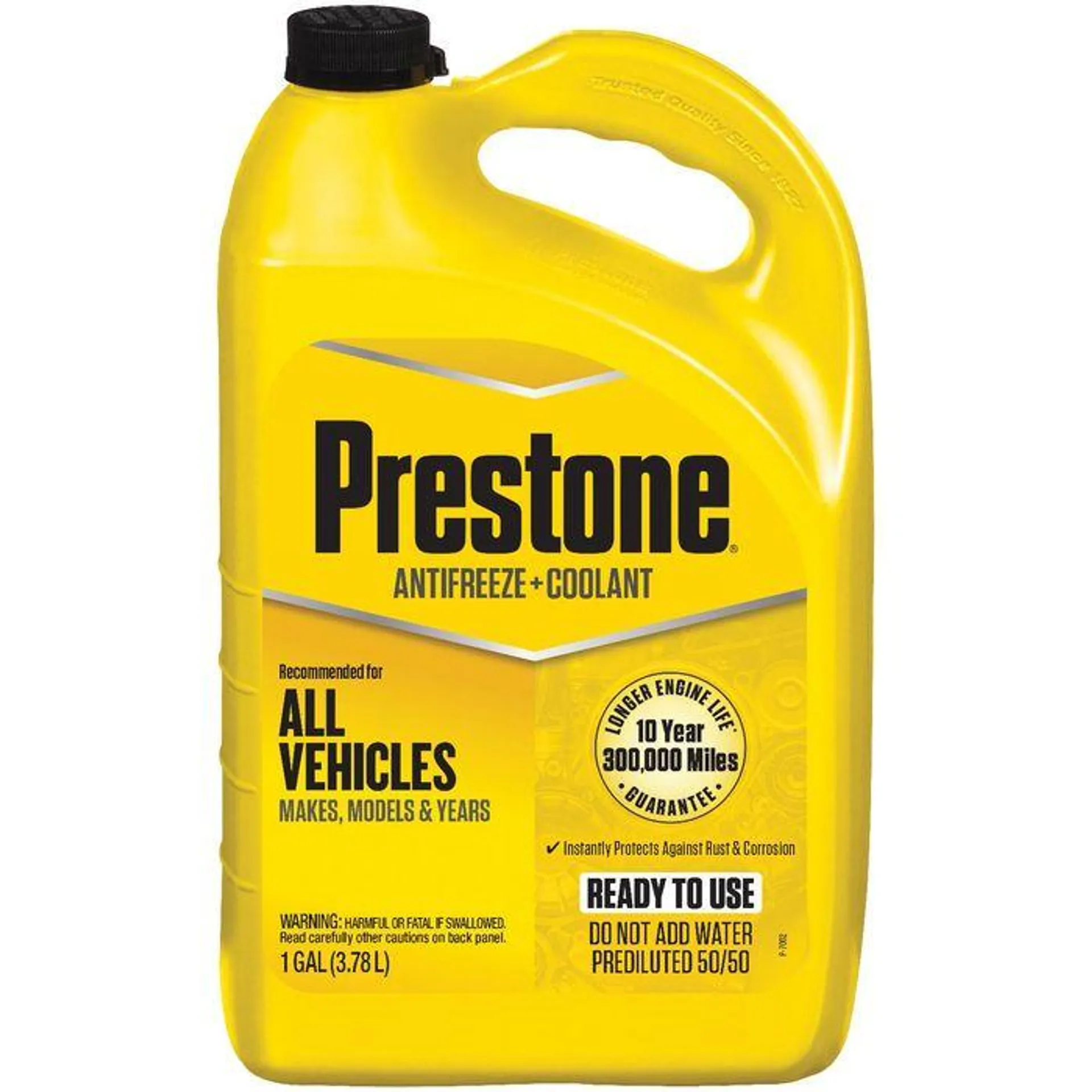 Prestone Universal Yellow Antifreeze and Coolant Ready-To-Use