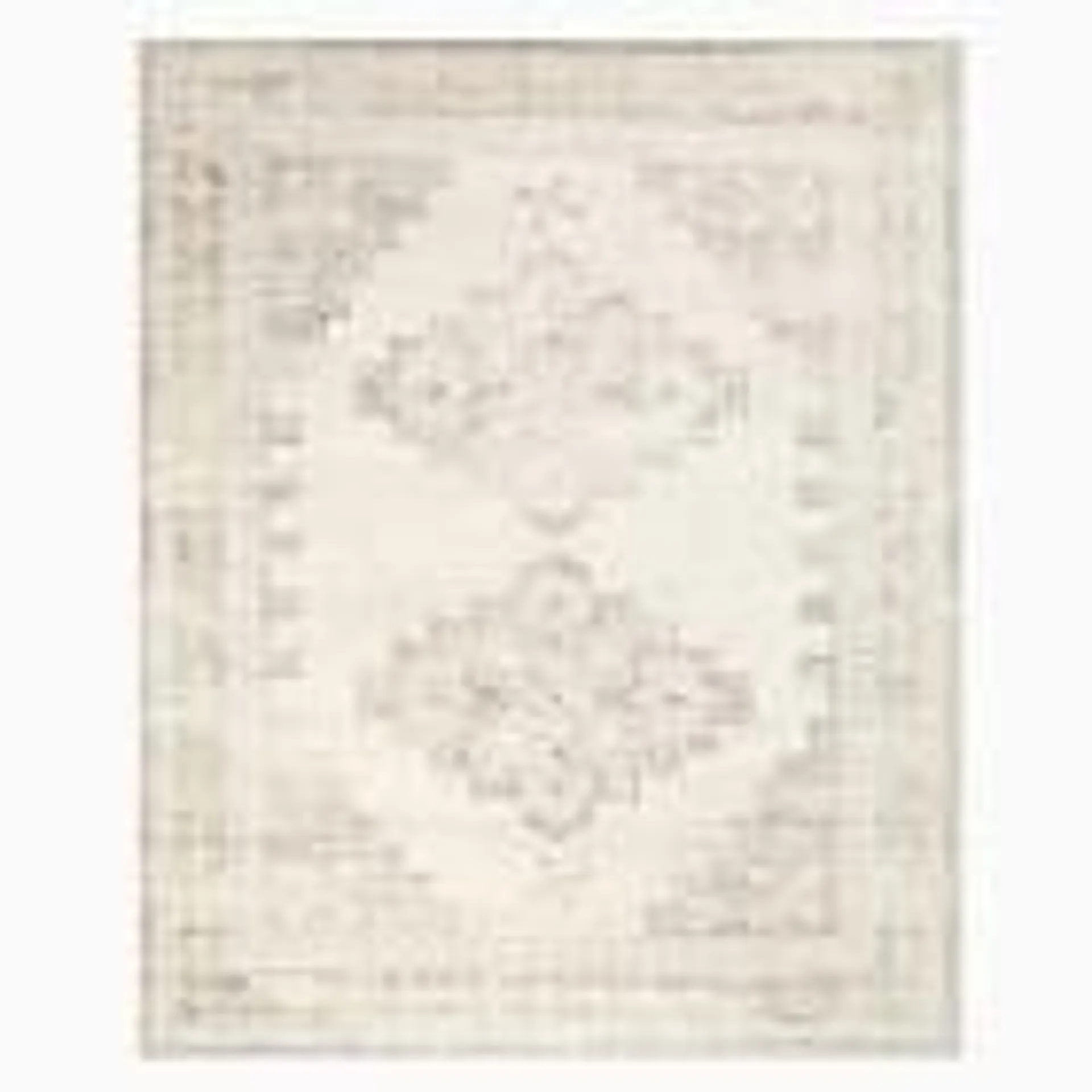Stepped Medallion Easy Care Rug - Clearance