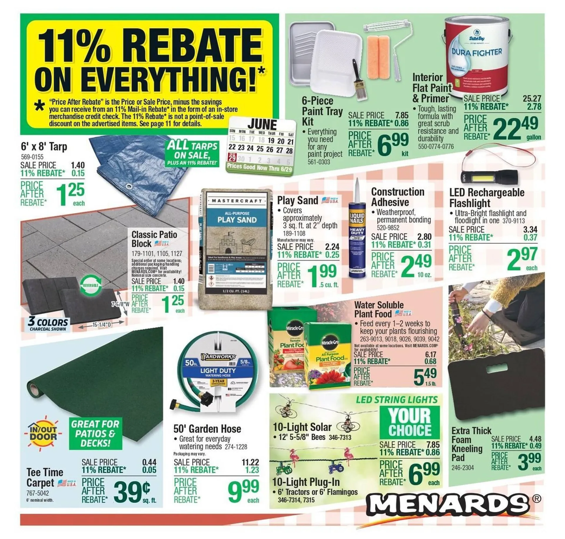 Menards Weekly Ad - 1