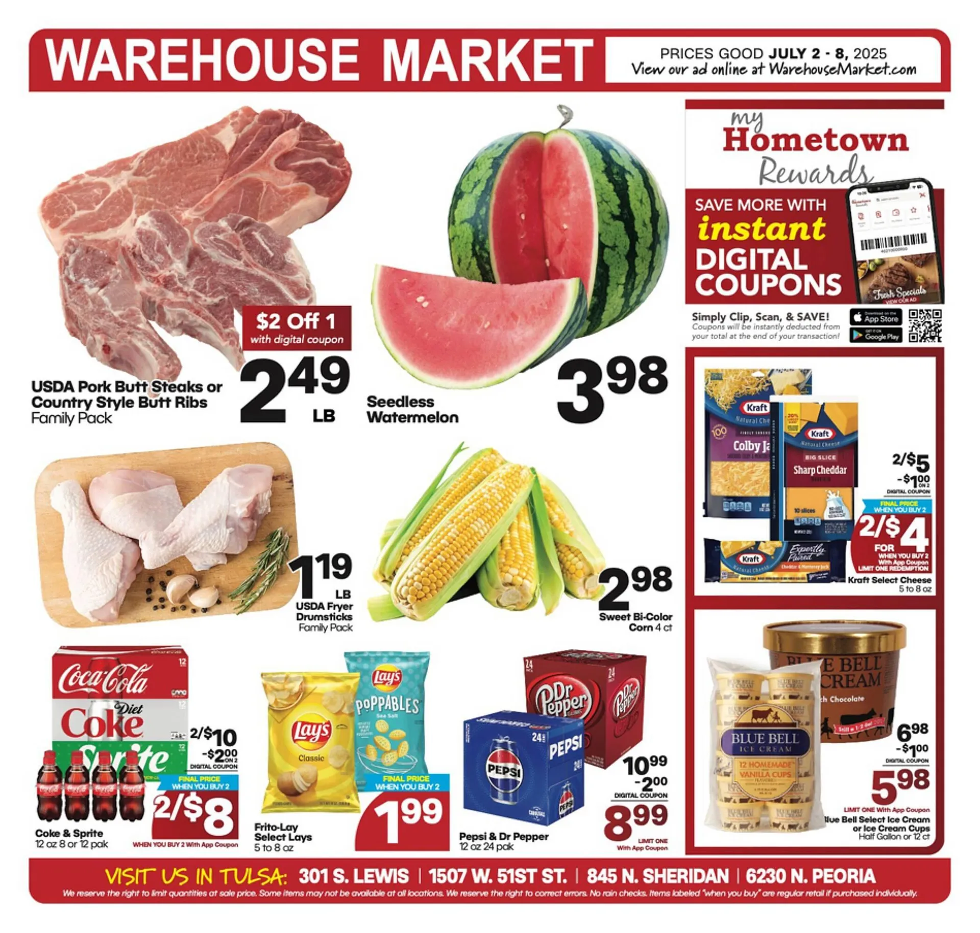 Weekly ad Warehouse Market Weekly Ad from July 2 to July 8 2025 - Page 1