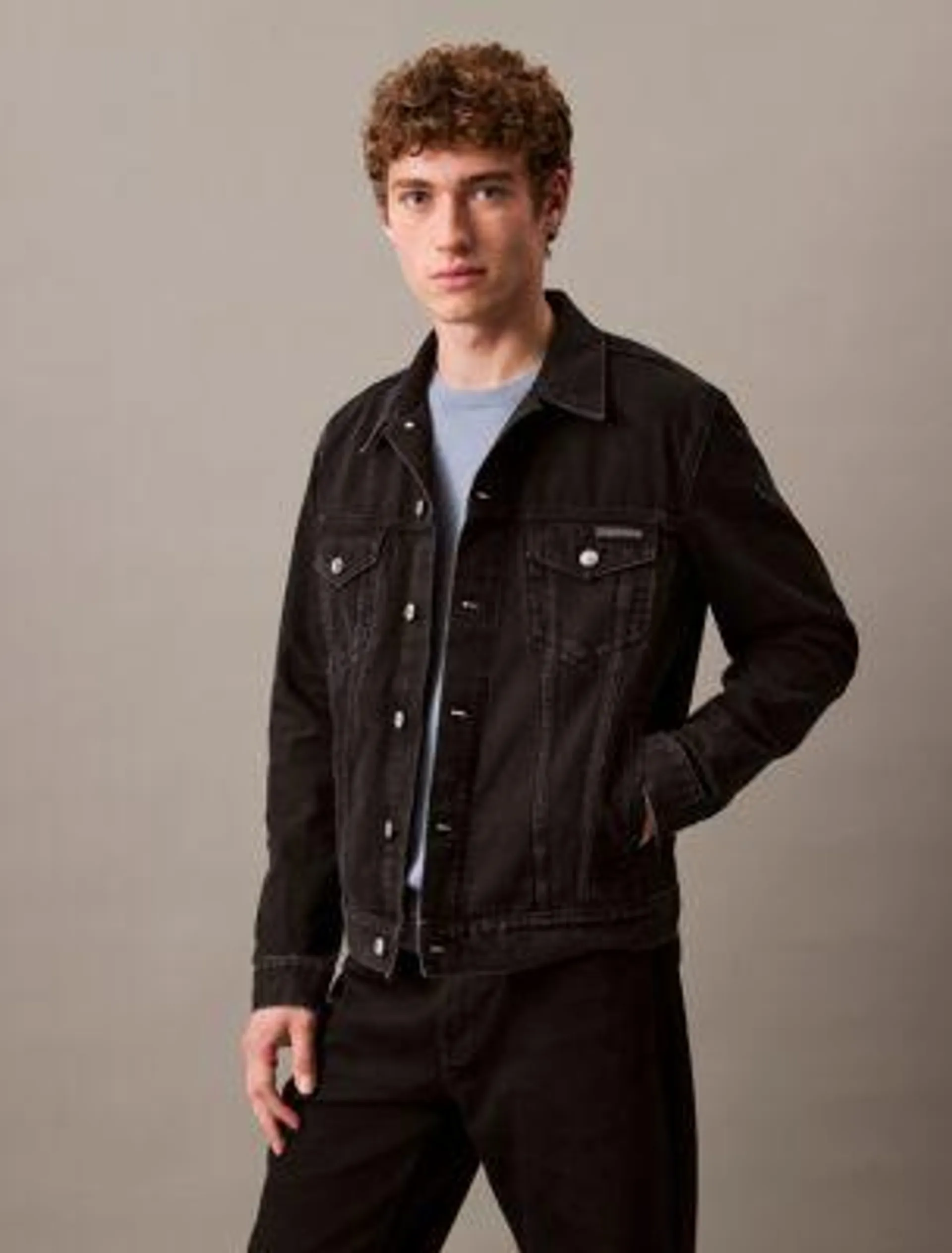 Black Classic Trucker Jacket