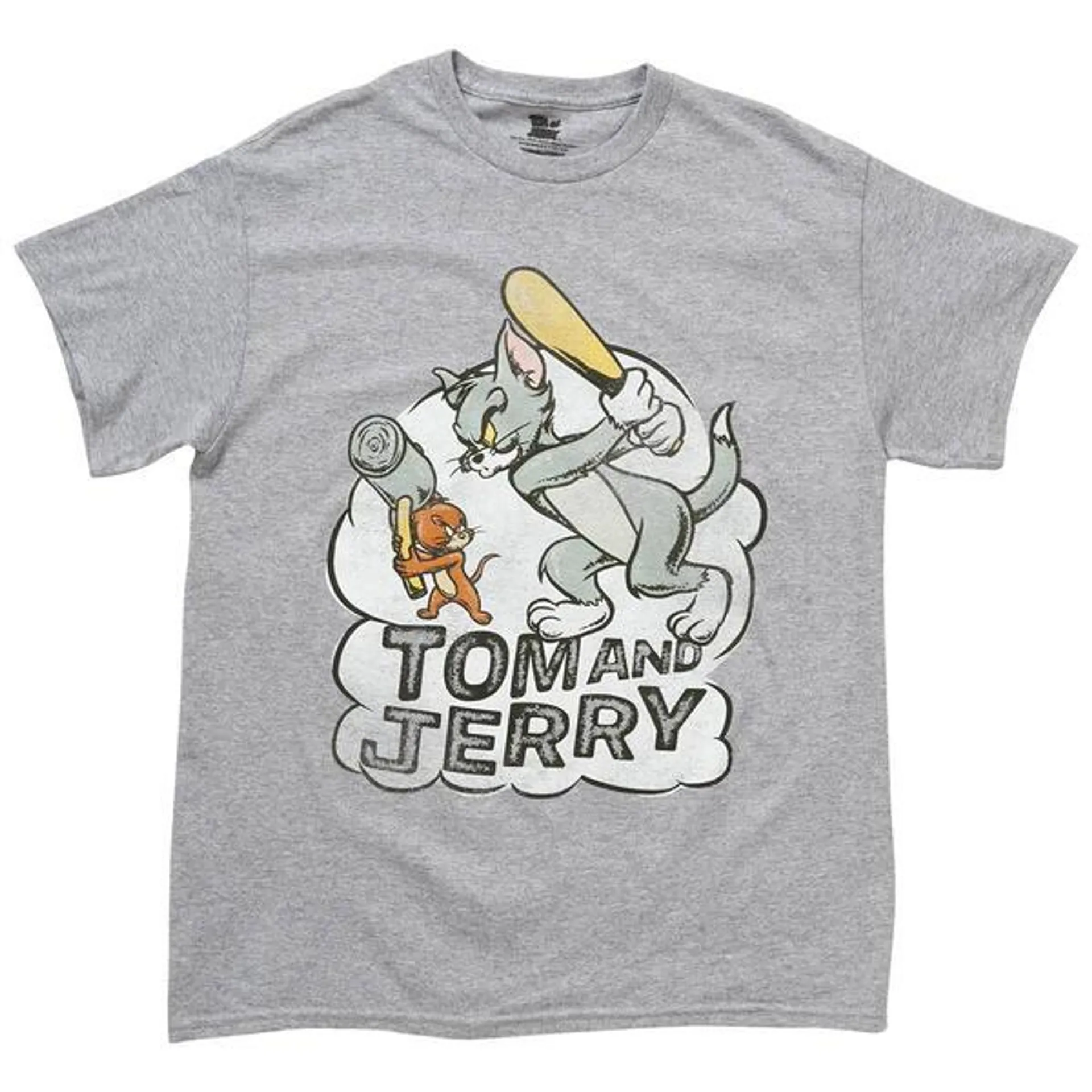 Young Mens Tom & Jerry Graphic Tee