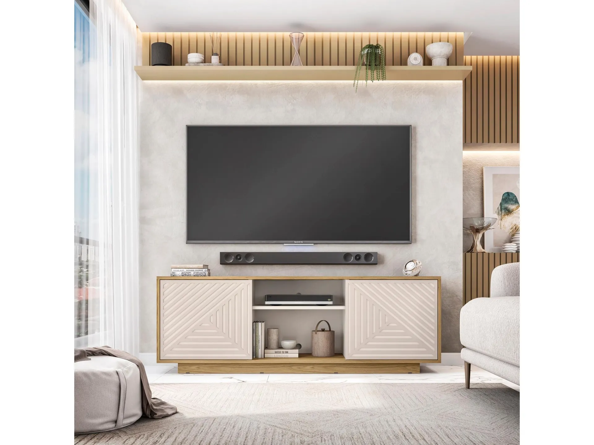 Techni Mobili 63" TV Stand with Storage