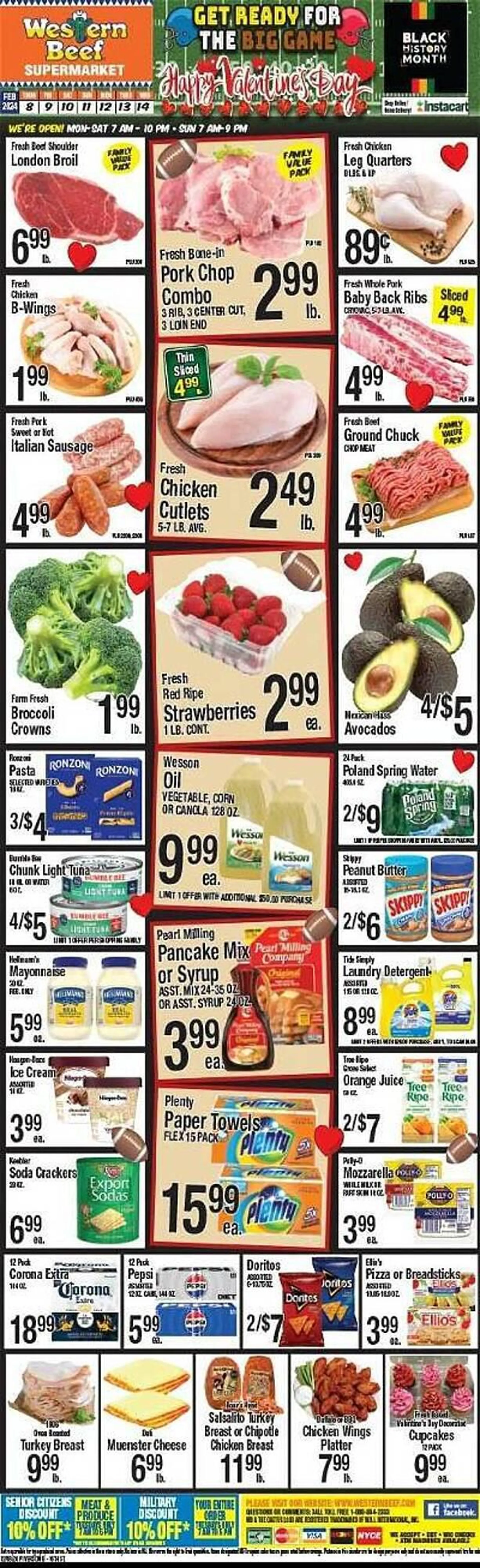 Weekly ad Western Beef Weekly Ad from February 8 to February 14 2024 - Page 