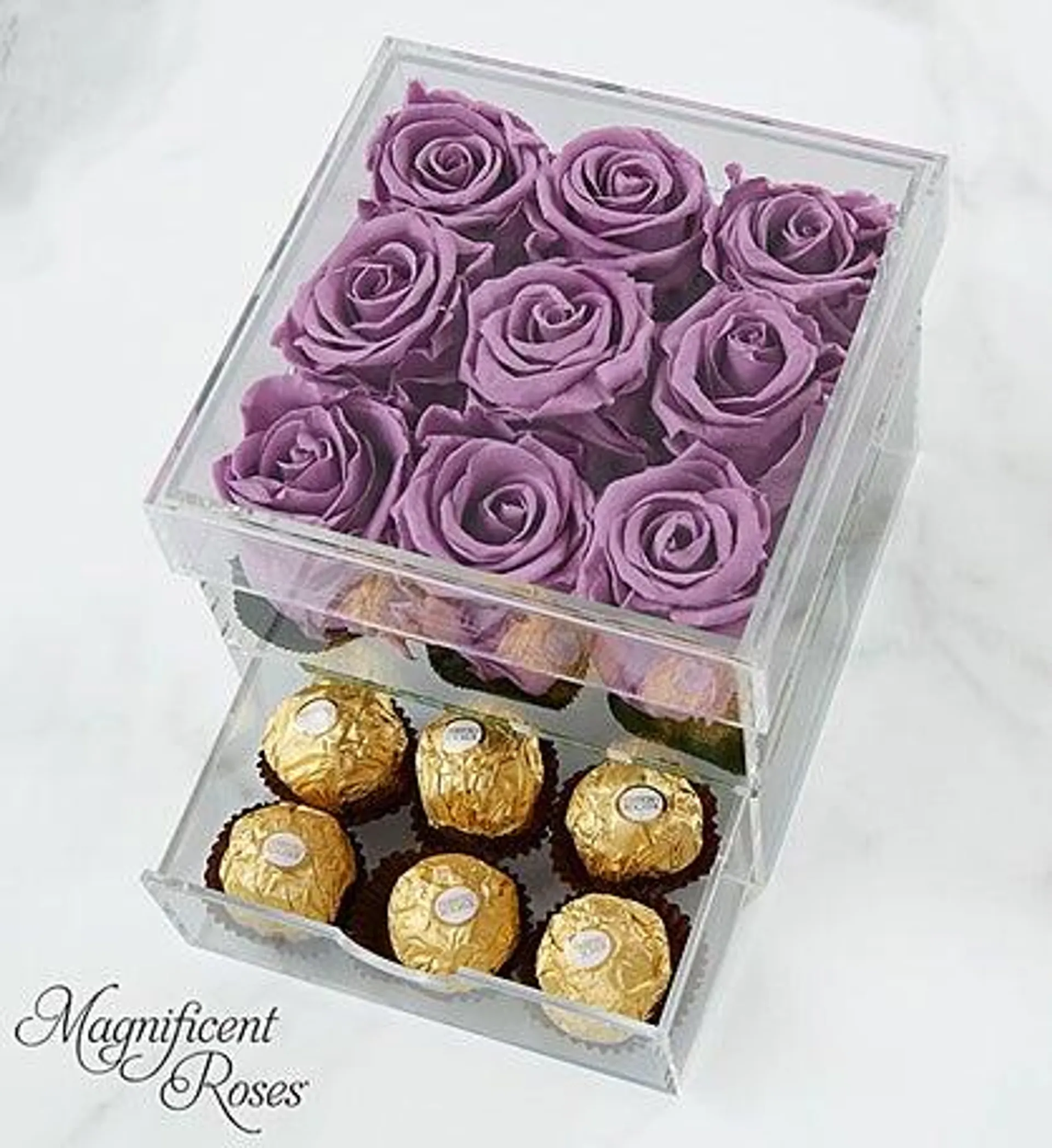 Magnificent Roses ® Preserved with Ferrero Rocher ®